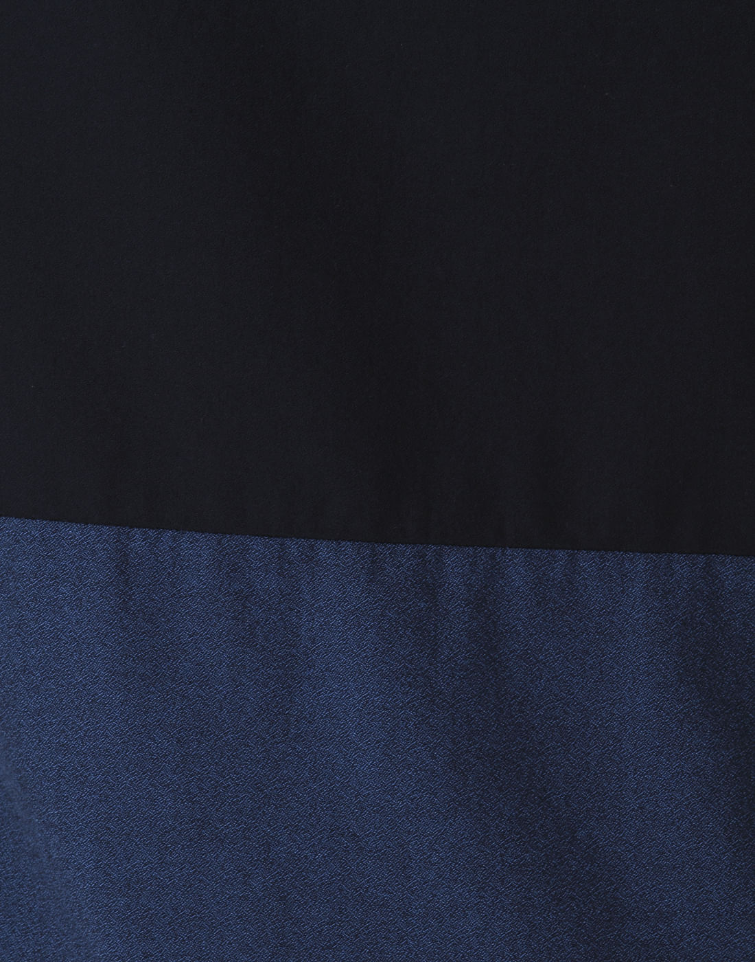 Dark Blue Colour Blocked Shirt