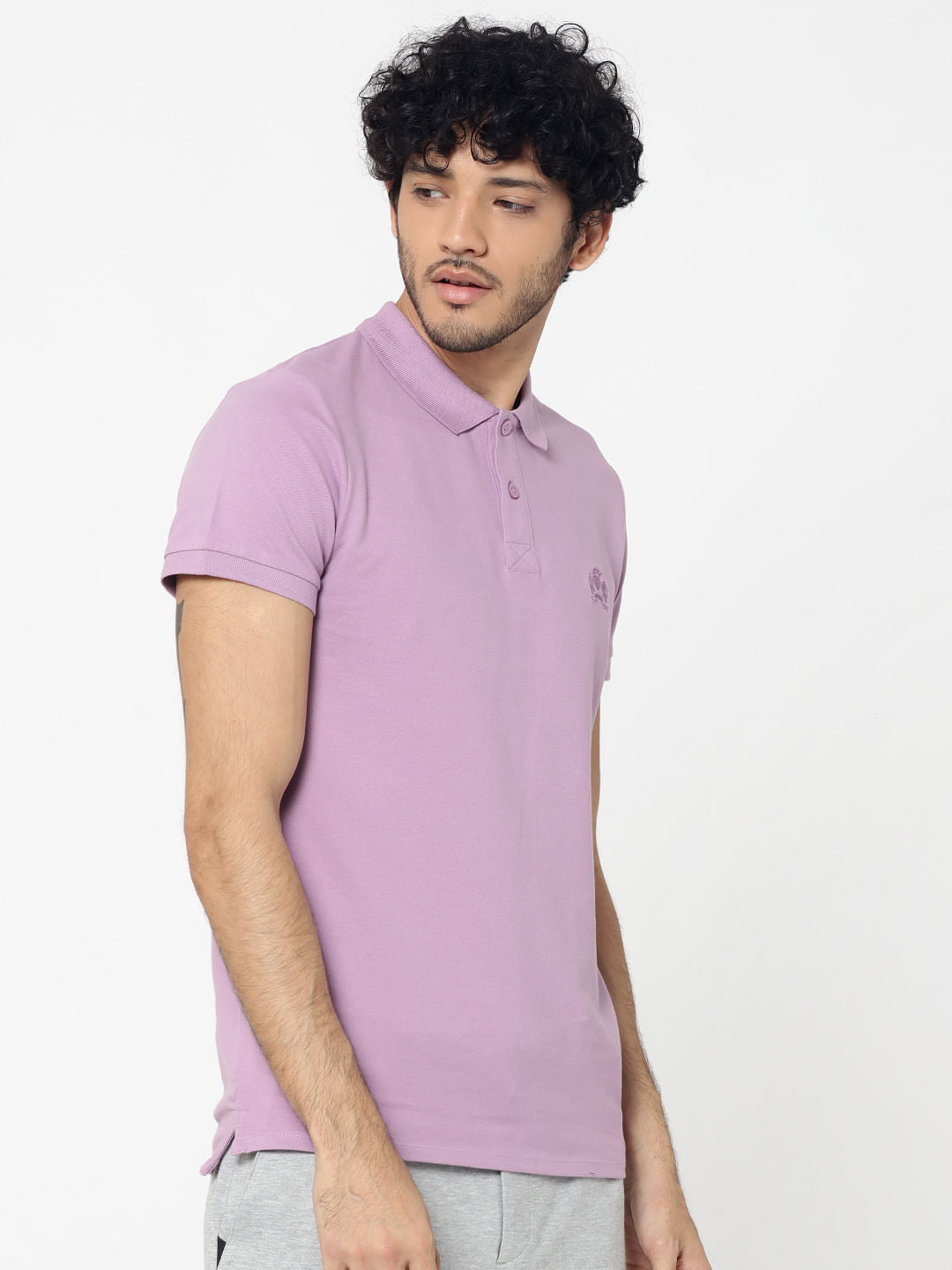 Light Purple Polo T-Shirt