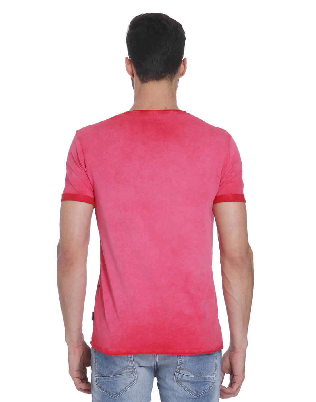 Pink Cartman Print Crew Neck T-Shirt