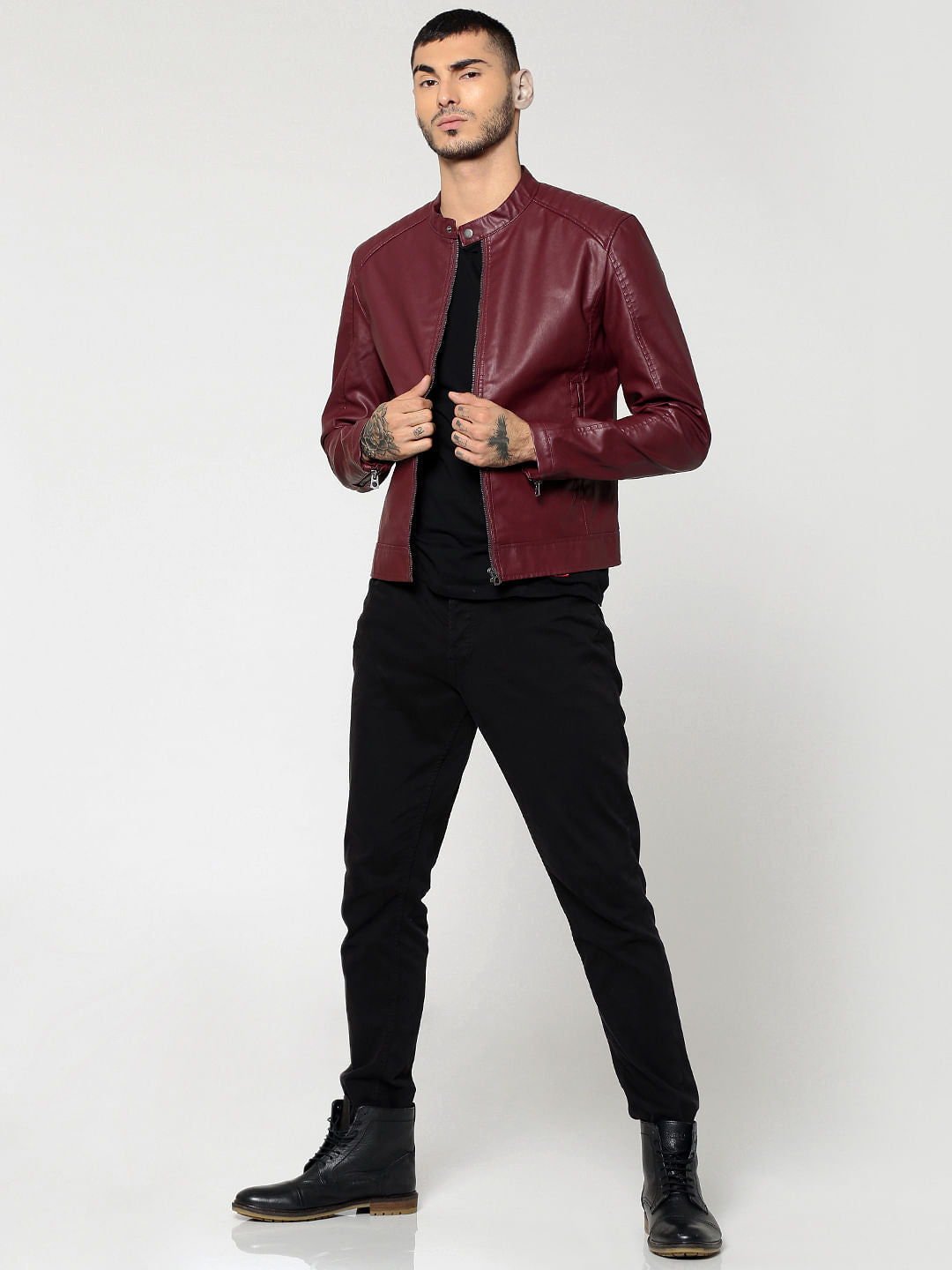 Black Glenn Slim Pants