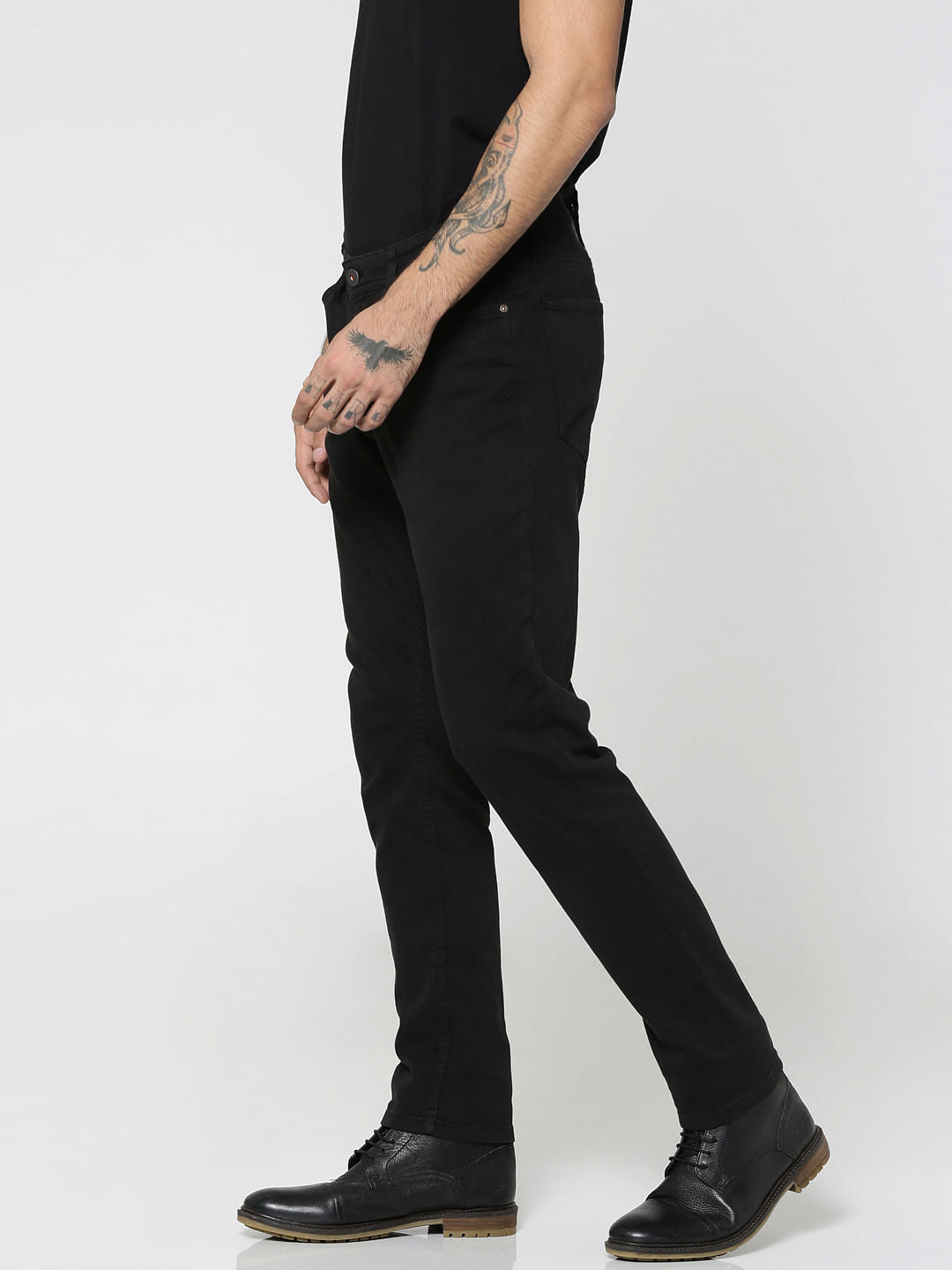 Black Glenn Slim Pants