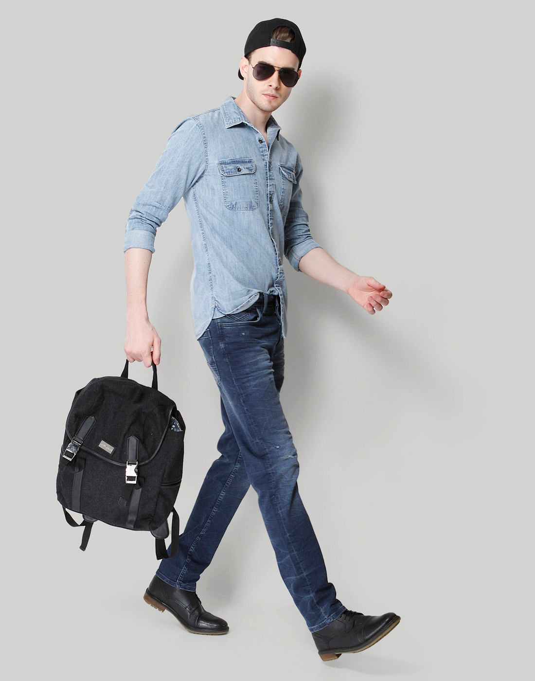 Blue Denim Shirt
