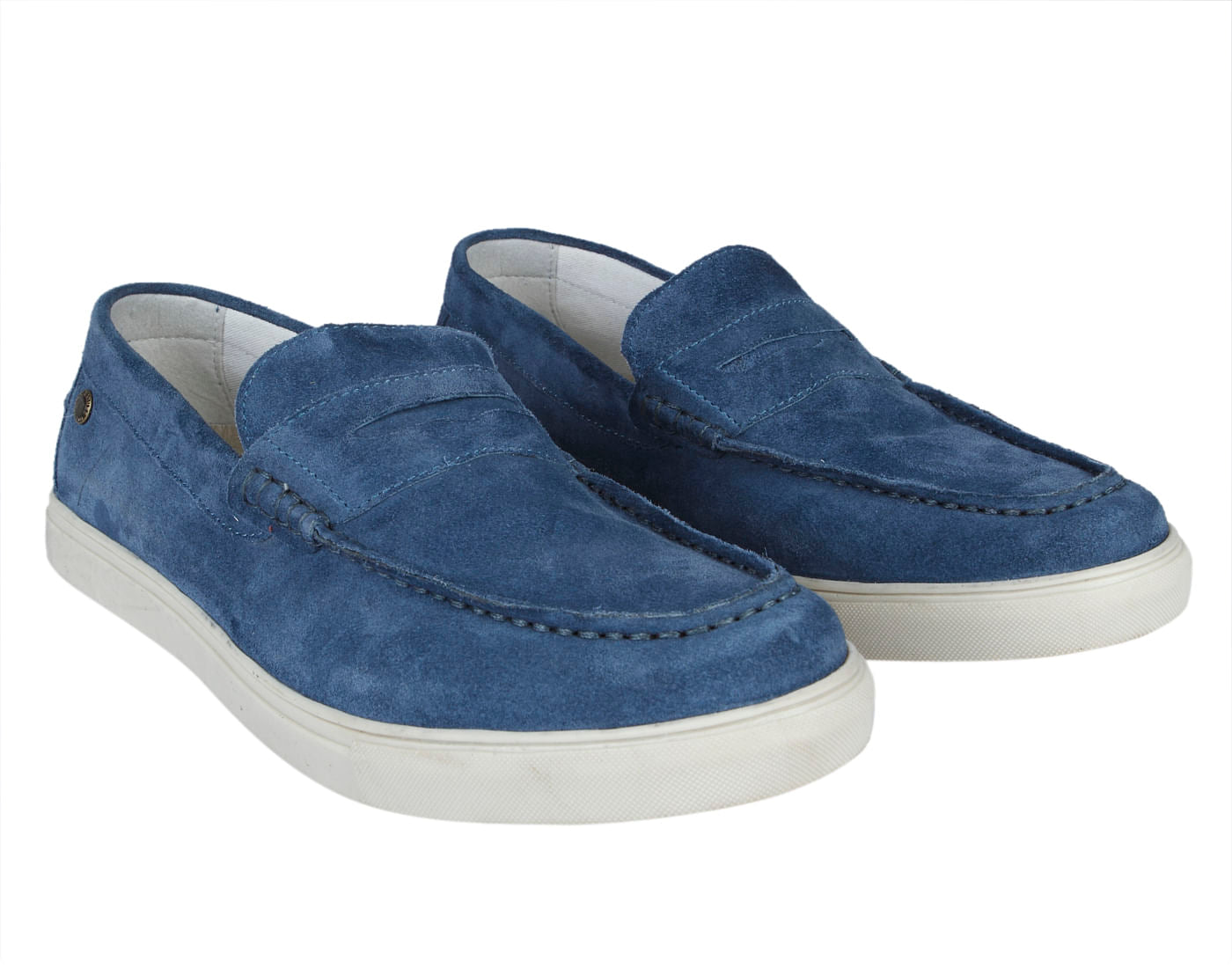 Blue Suede Loafers