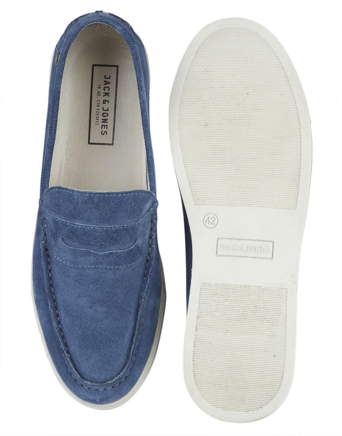 Blue Suede Loafers