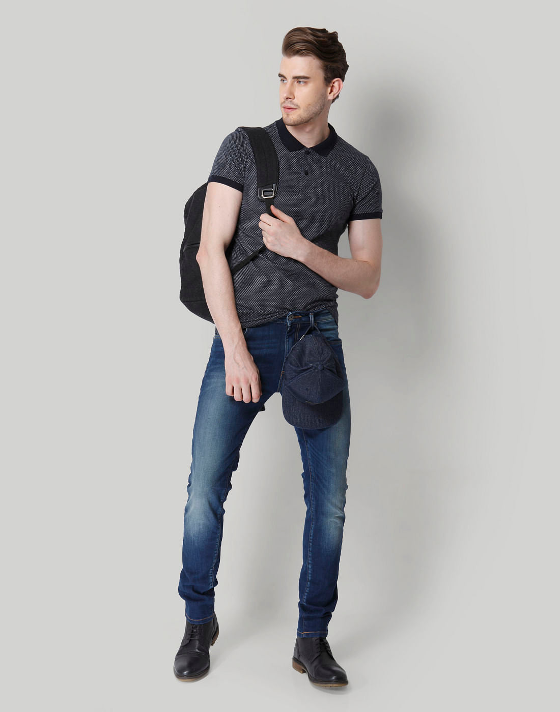 Black Polo T-Shirt