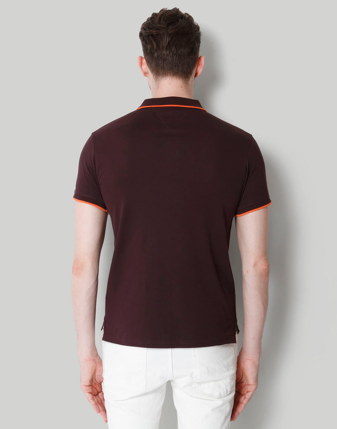 Brown & Orange Polo T-Shirt