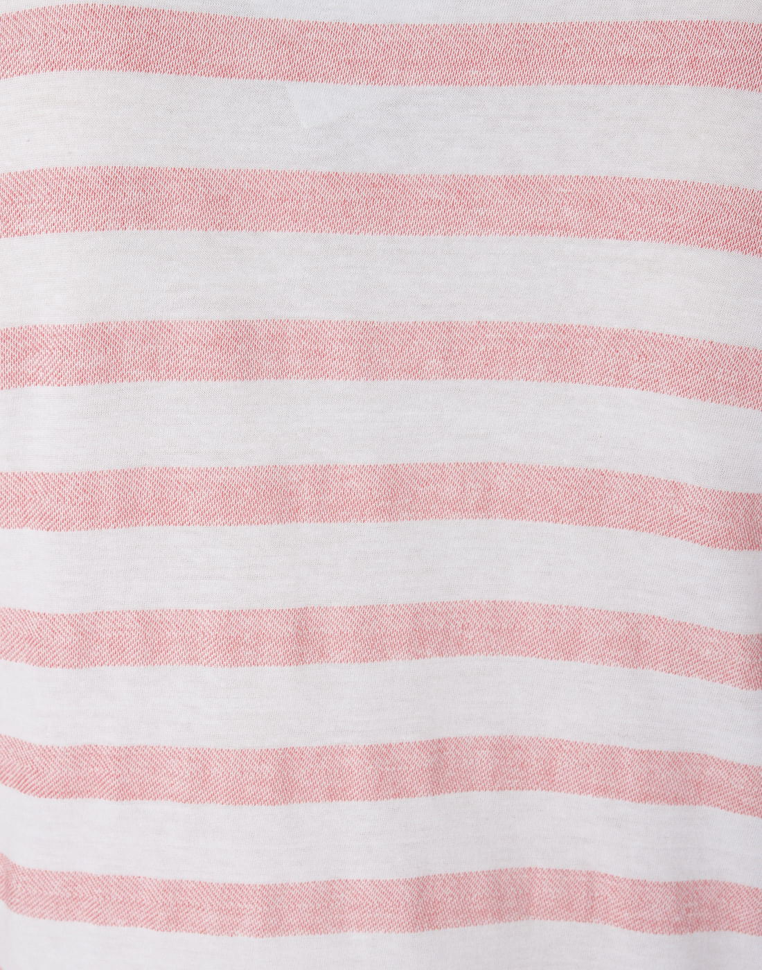 Rose Striped Crew Neck T-Shirt