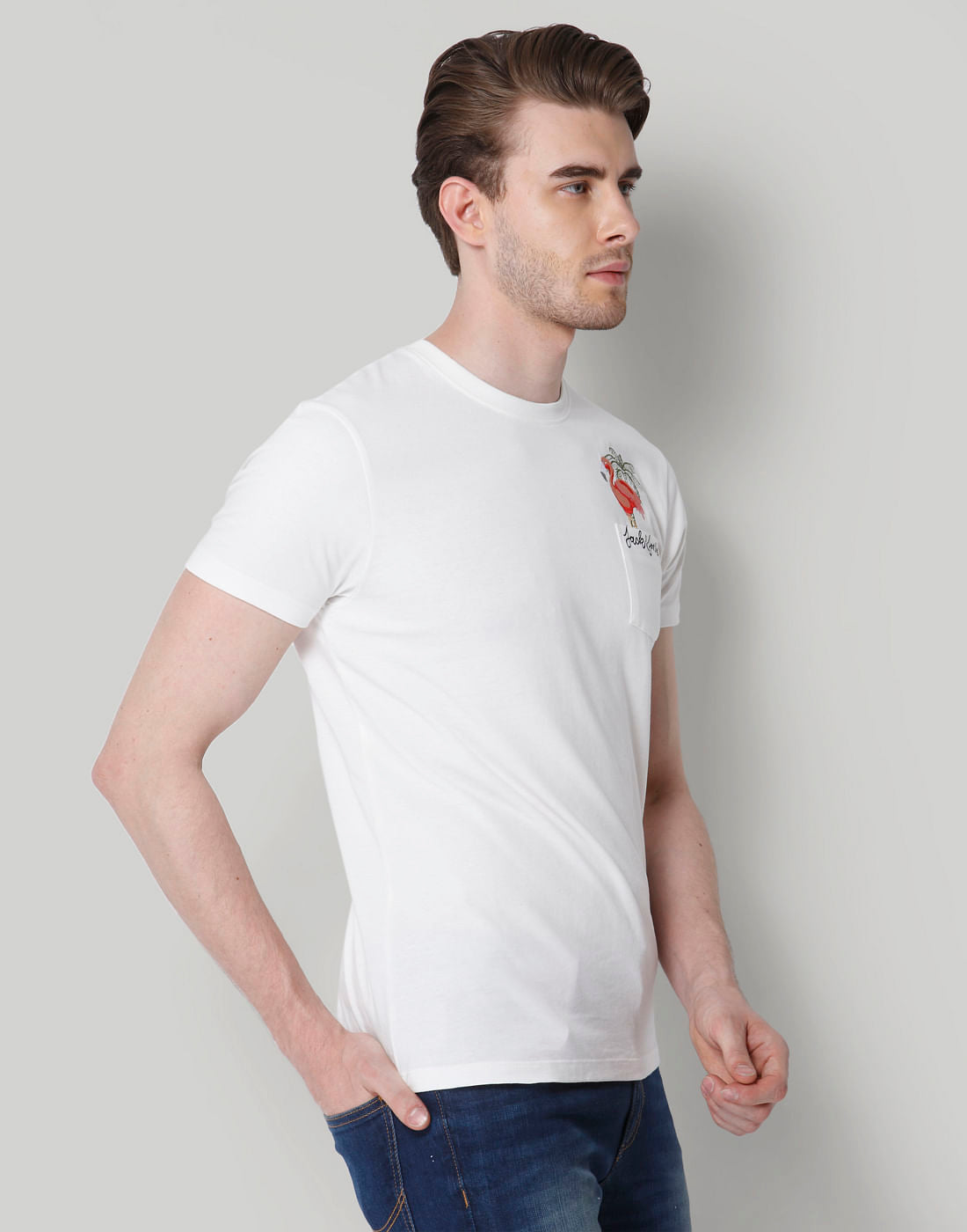 White Crew Neck T-Shirt