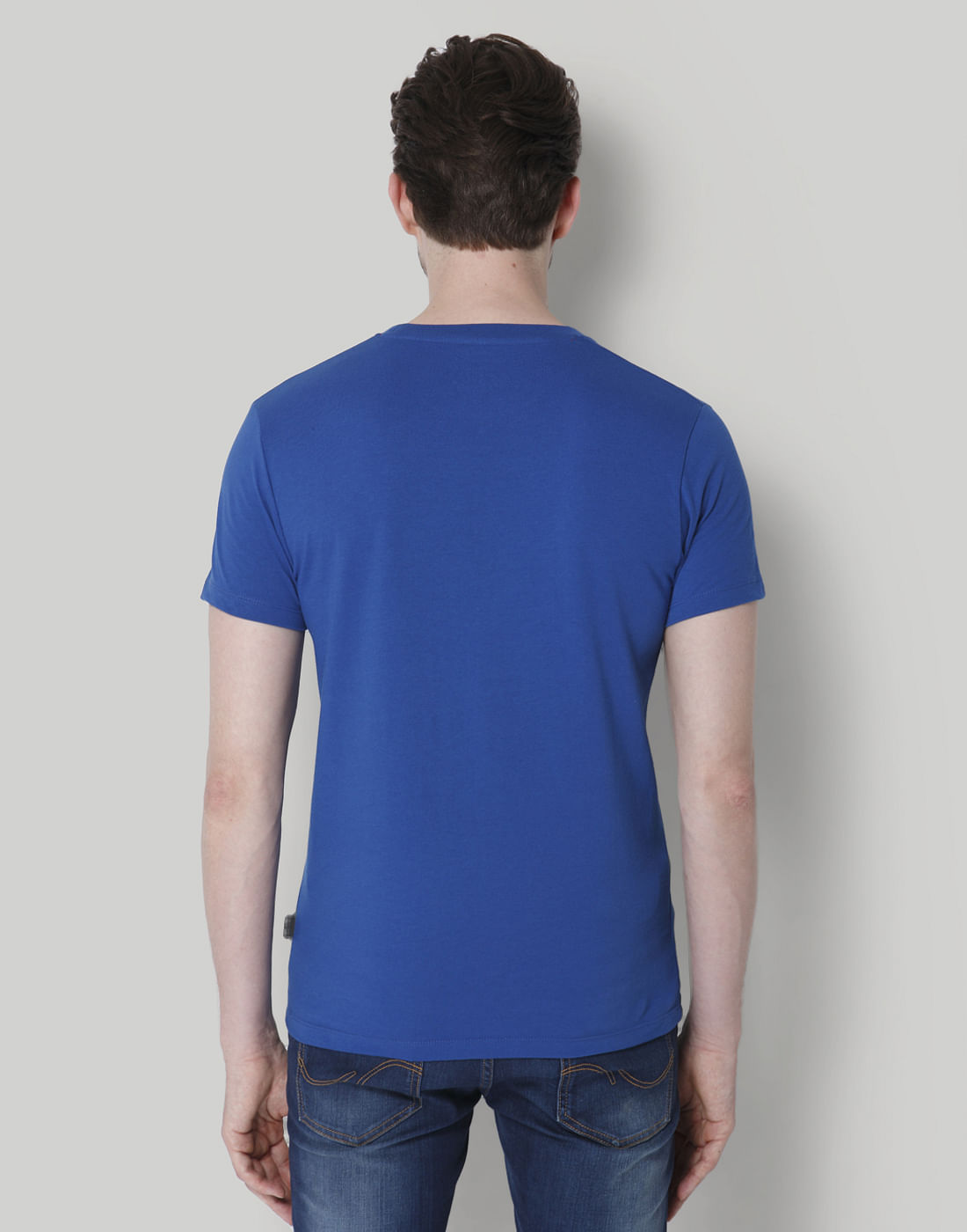 Blue Crew Neck T-Shirt