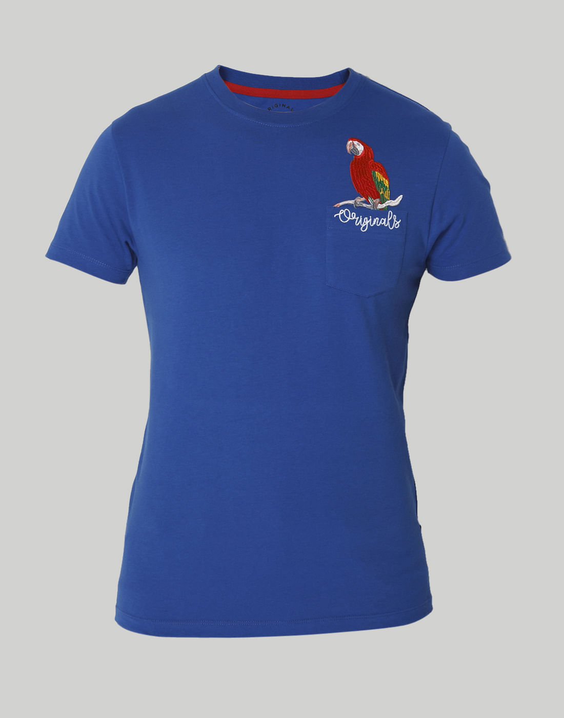 Blue Crew Neck T-Shirt