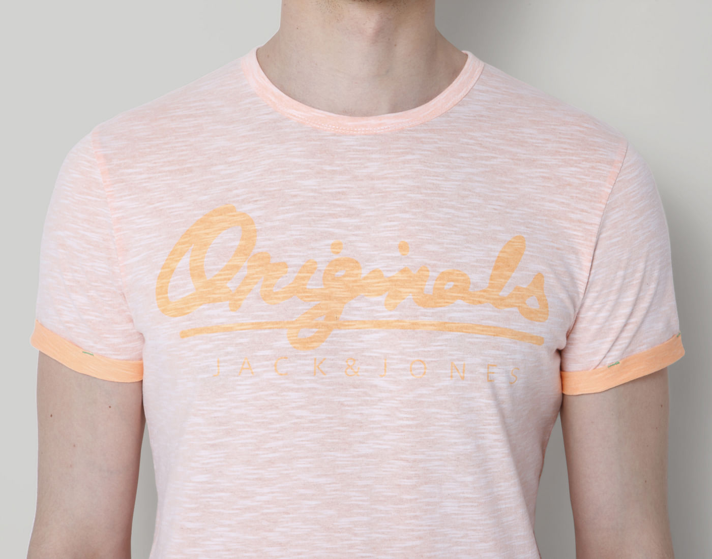 Pink Logo Print Crew Neck T-Shirt