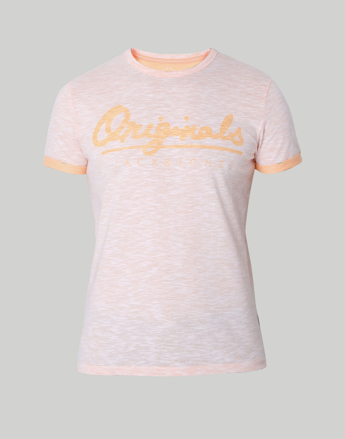Pink Logo Print Crew Neck T-Shirt
