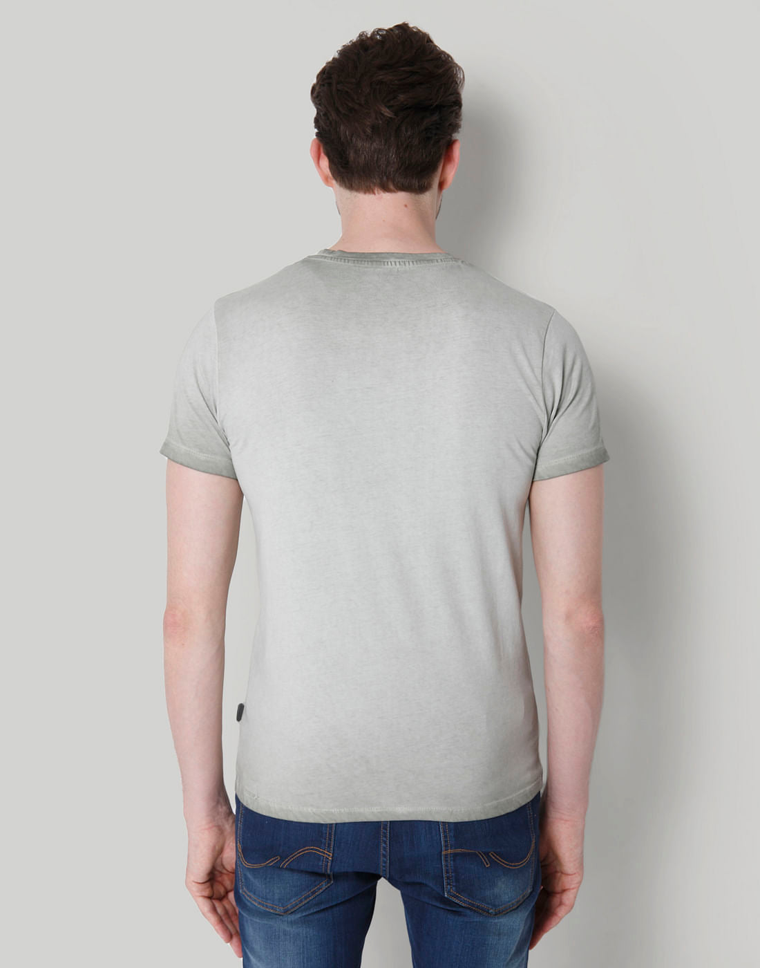 Green Graphic Print Crew Neck T-Shirt