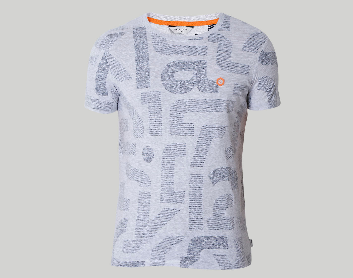 White Graphic Print Crew Neck T-Shirt