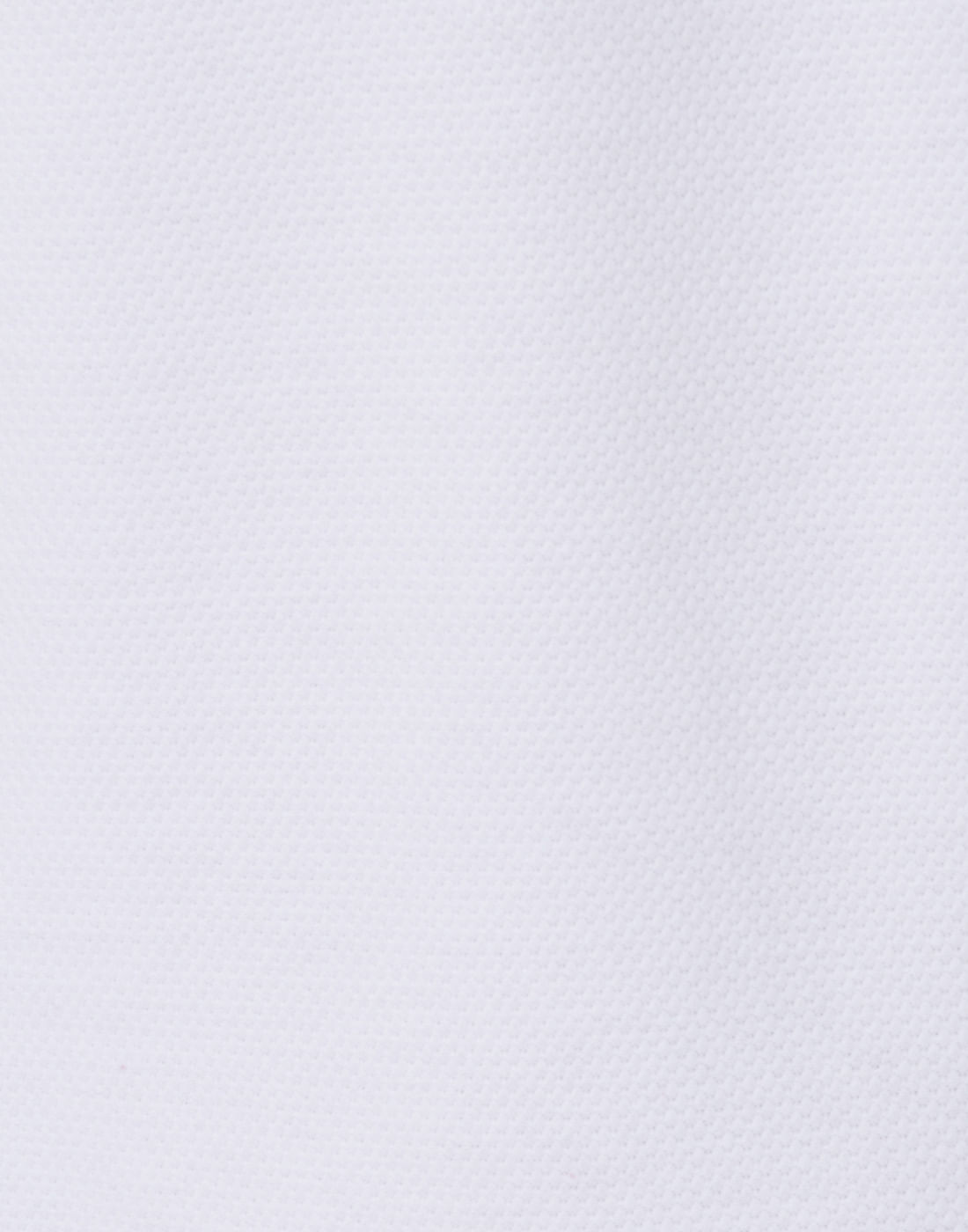 White Jacquard Polo Neck T-Shirt