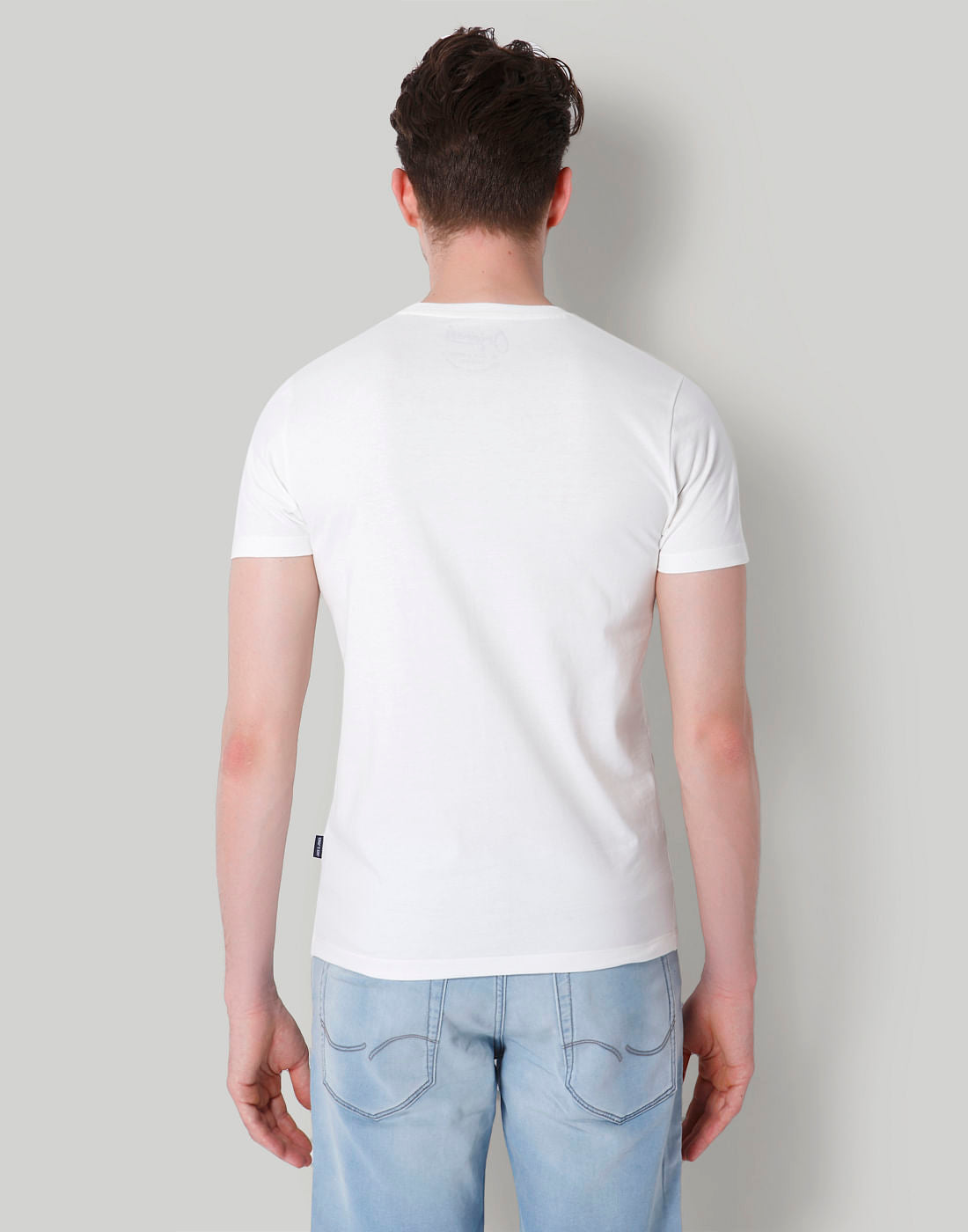 White Originals Print Crew Neck T-Shirt