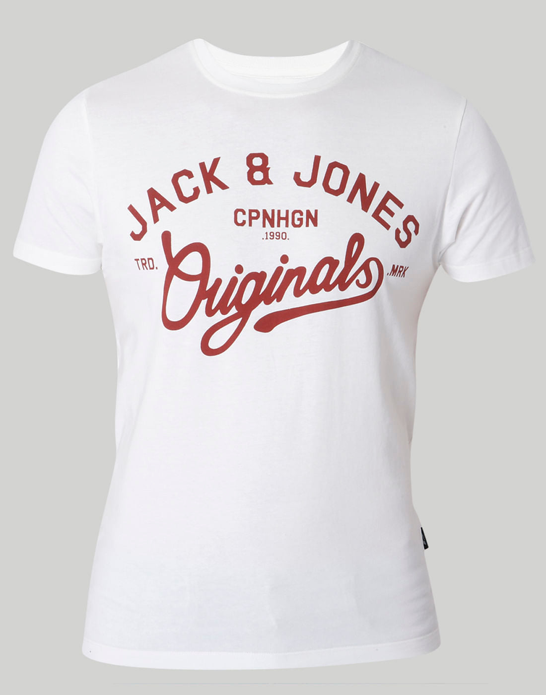 White Originals Print Crew Neck T-Shirt