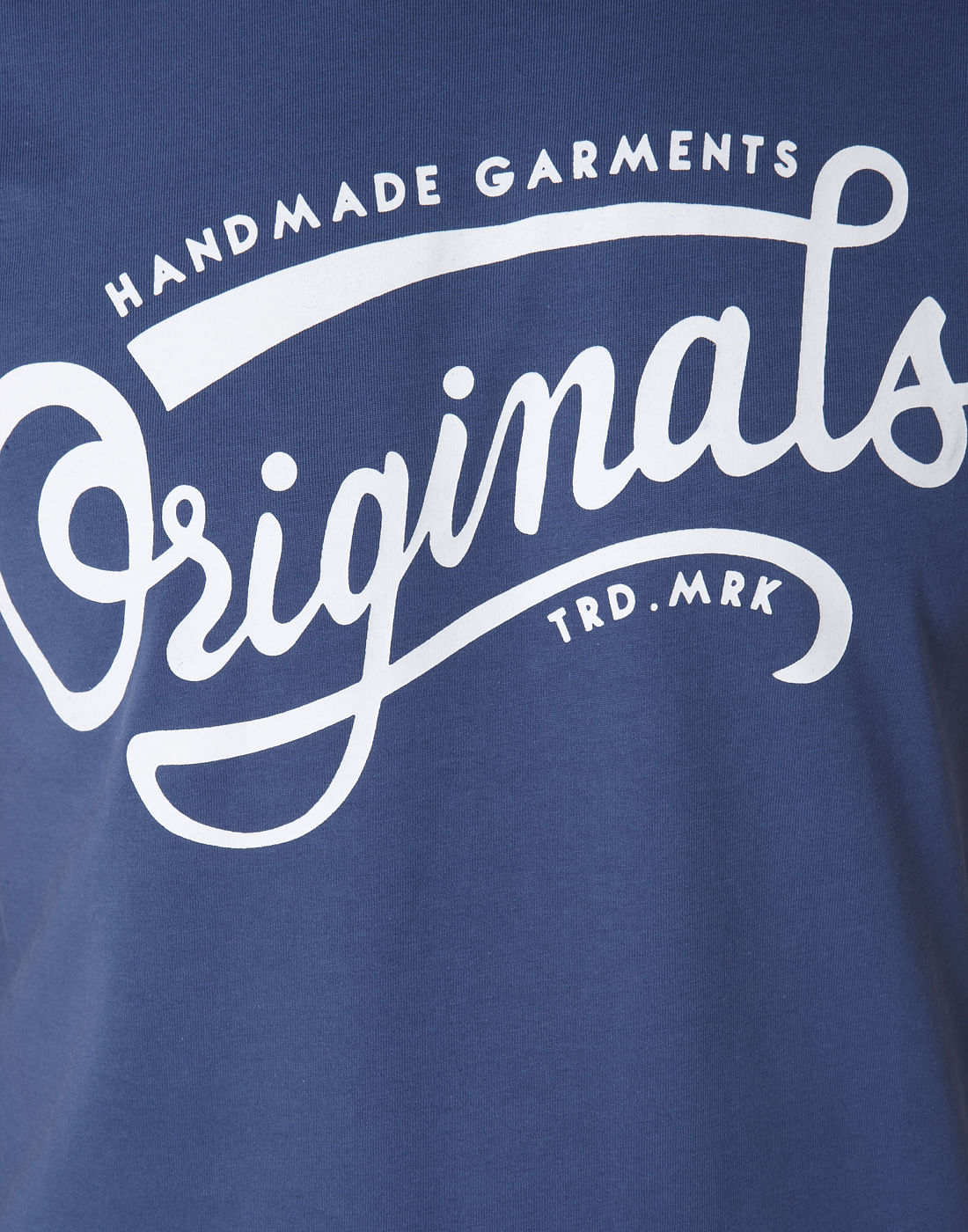 Blue Originals Print Crew Neck T-Shirt
