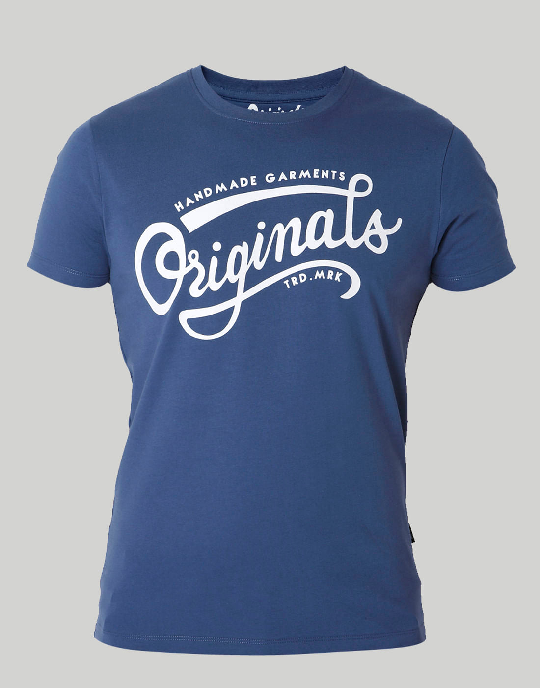 Blue Originals Print Crew Neck T-Shirt