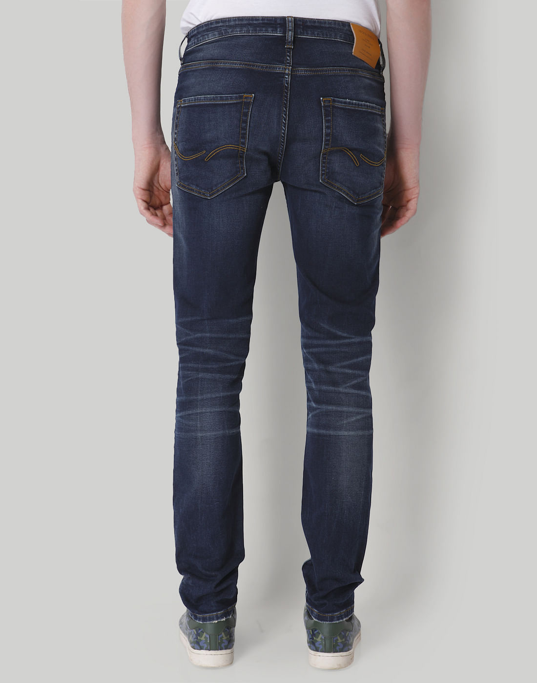 Dark Blue Low Rise Skinny Fit Jeans