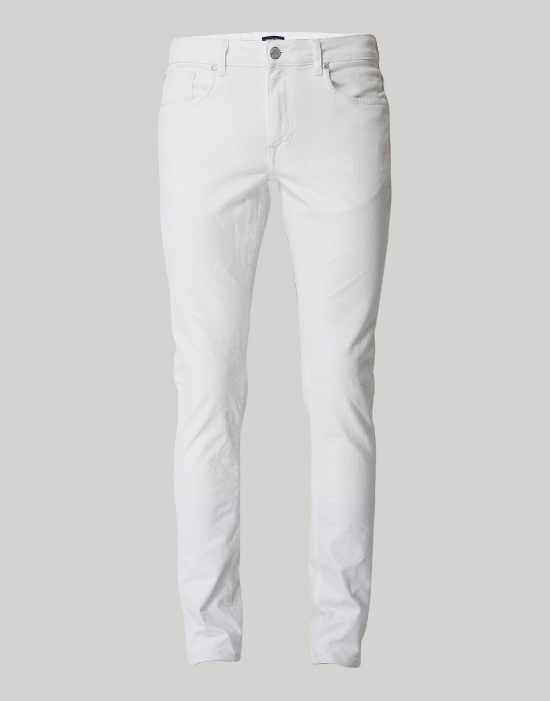 White Low Rise Skinny Fit Jeans