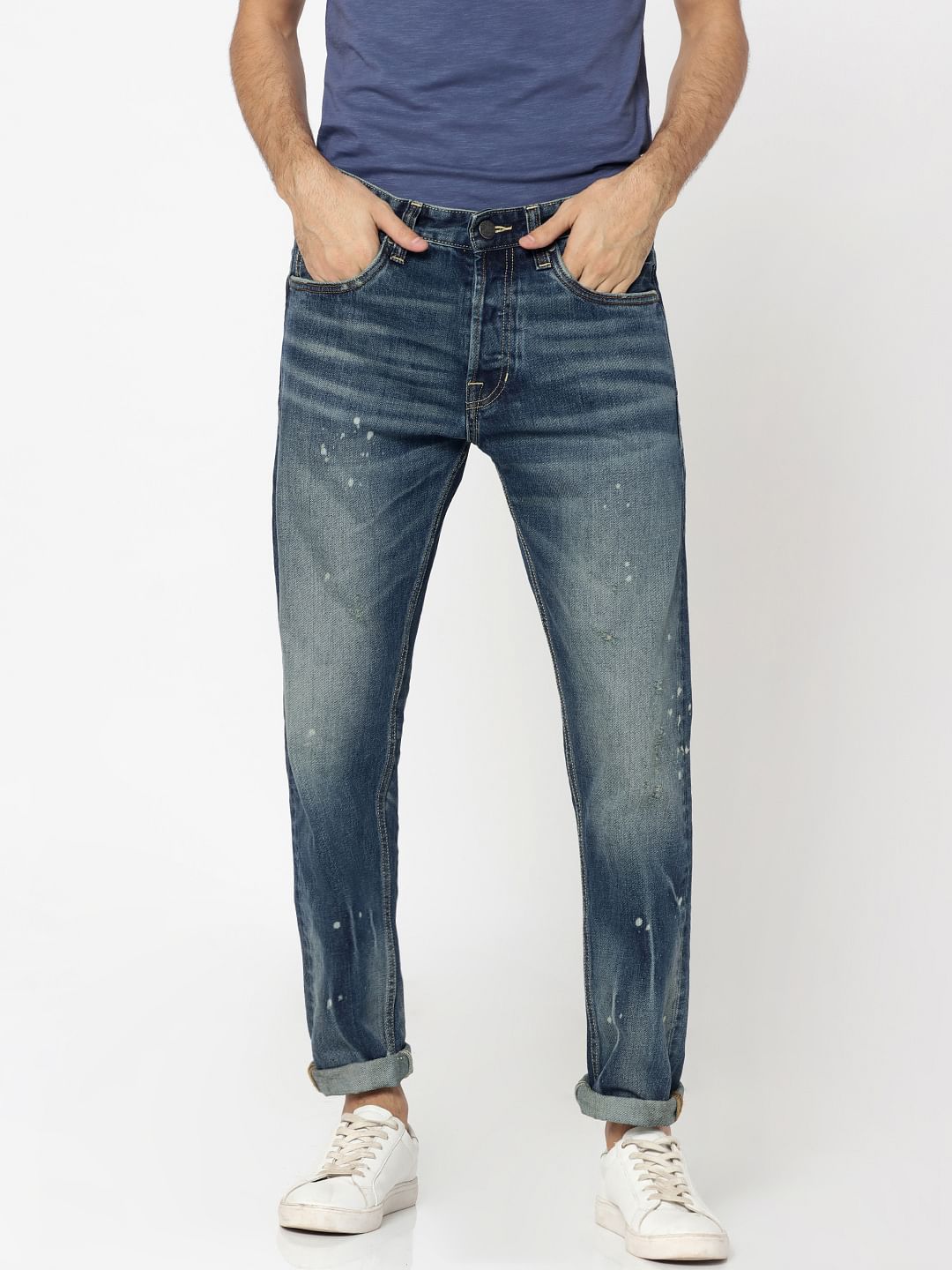 Dark Blue Erik Anti Fit Jeans