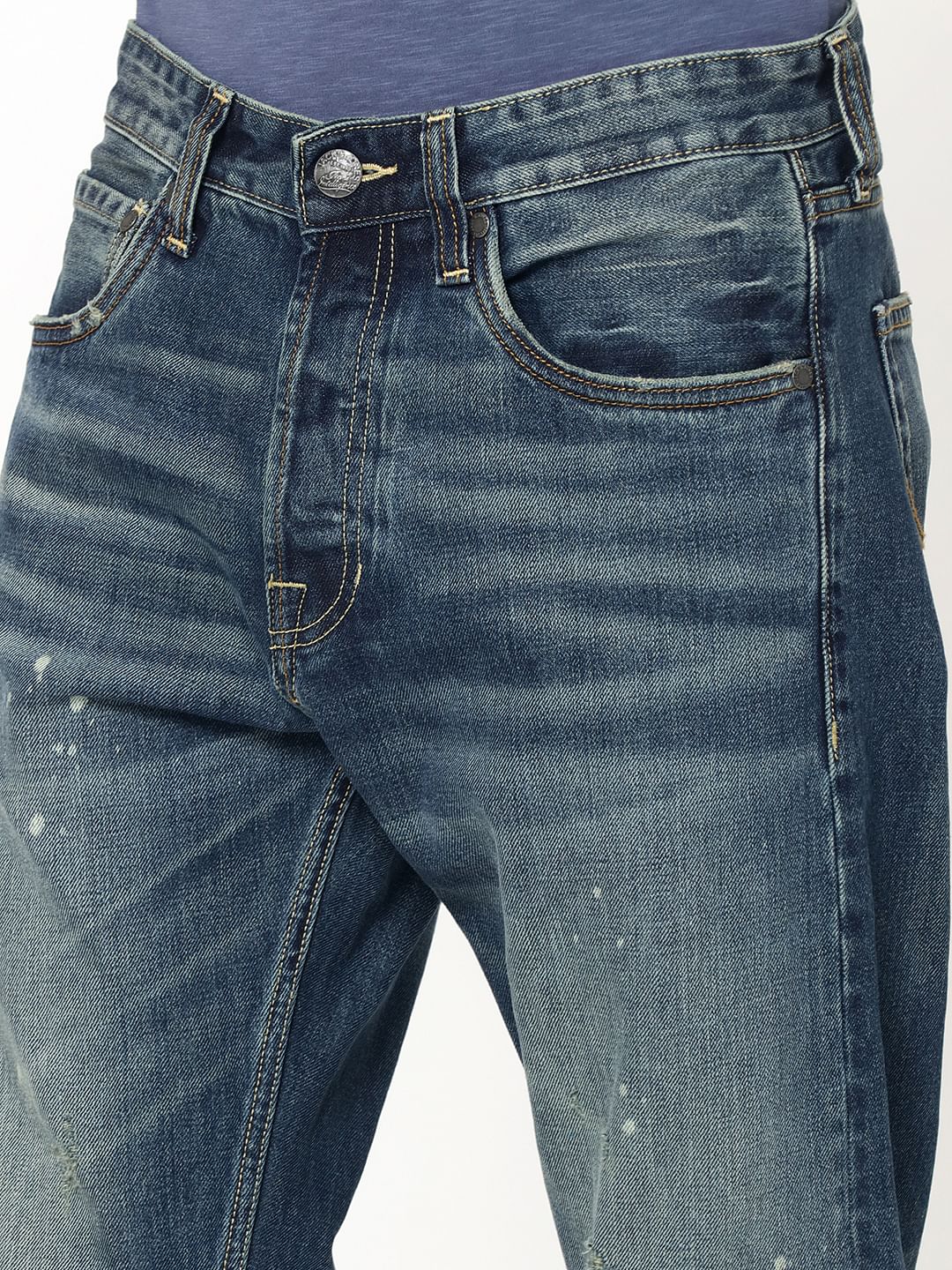 Dark Blue Erik Anti Fit Jeans