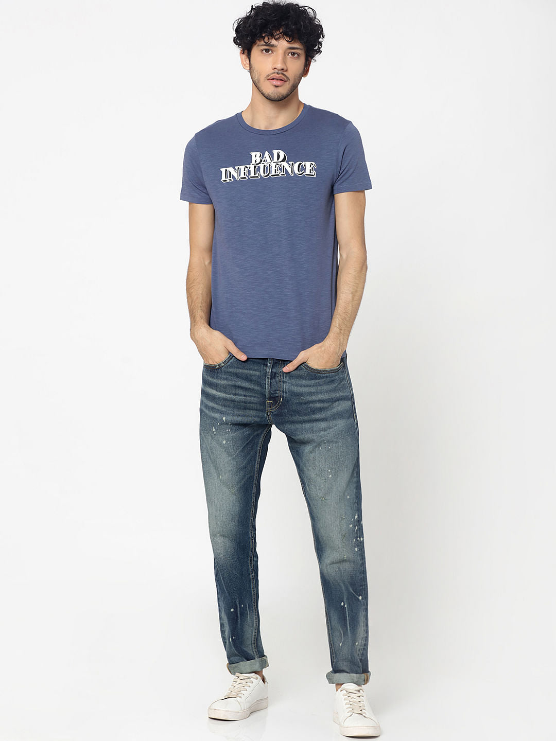 Dark Blue Erik Anti Fit Jeans