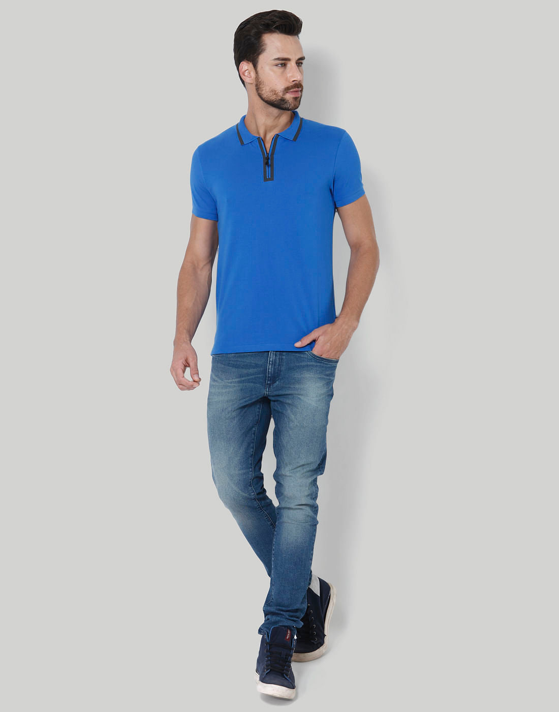 Electric Blue Polo T-Shirt