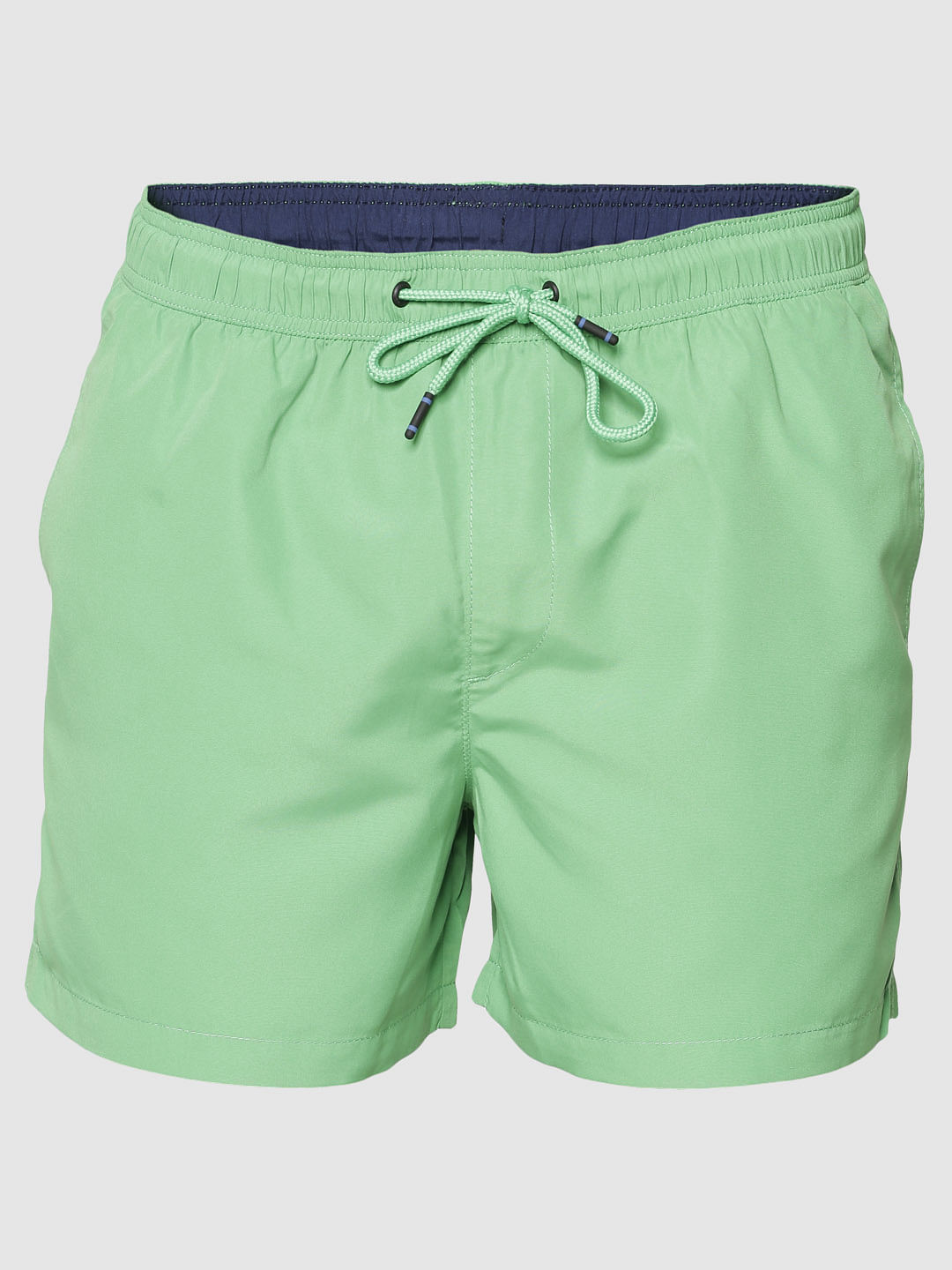 Green Drawstring Swim Shorts