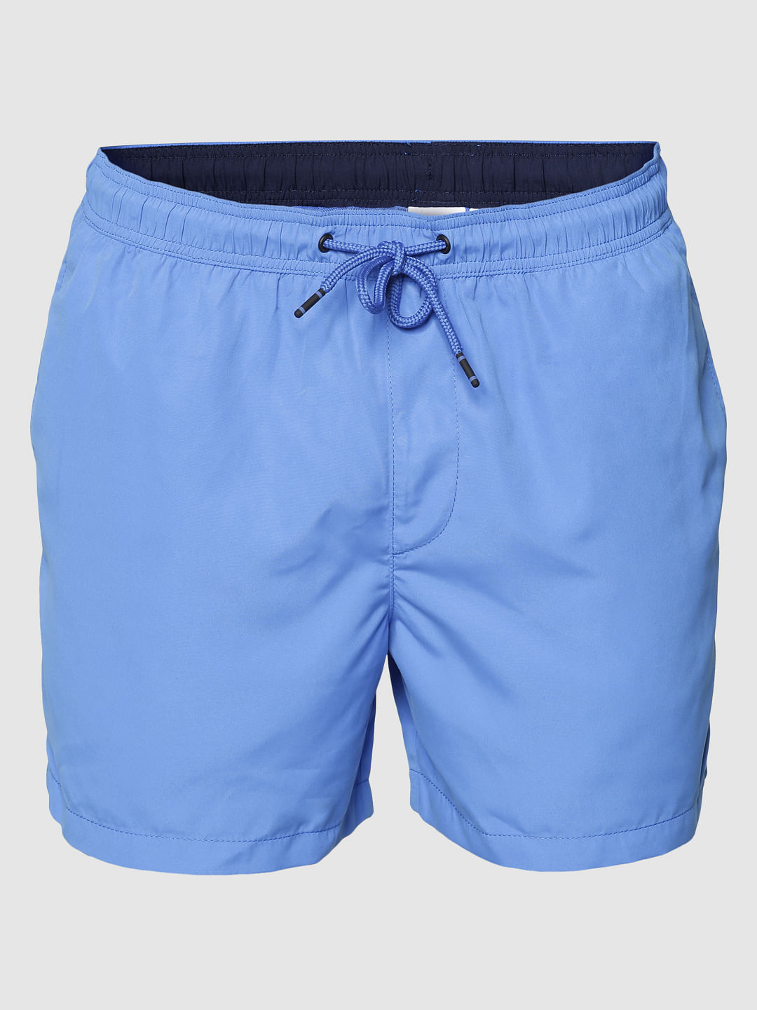 Blue Drawstring Swim Shorts