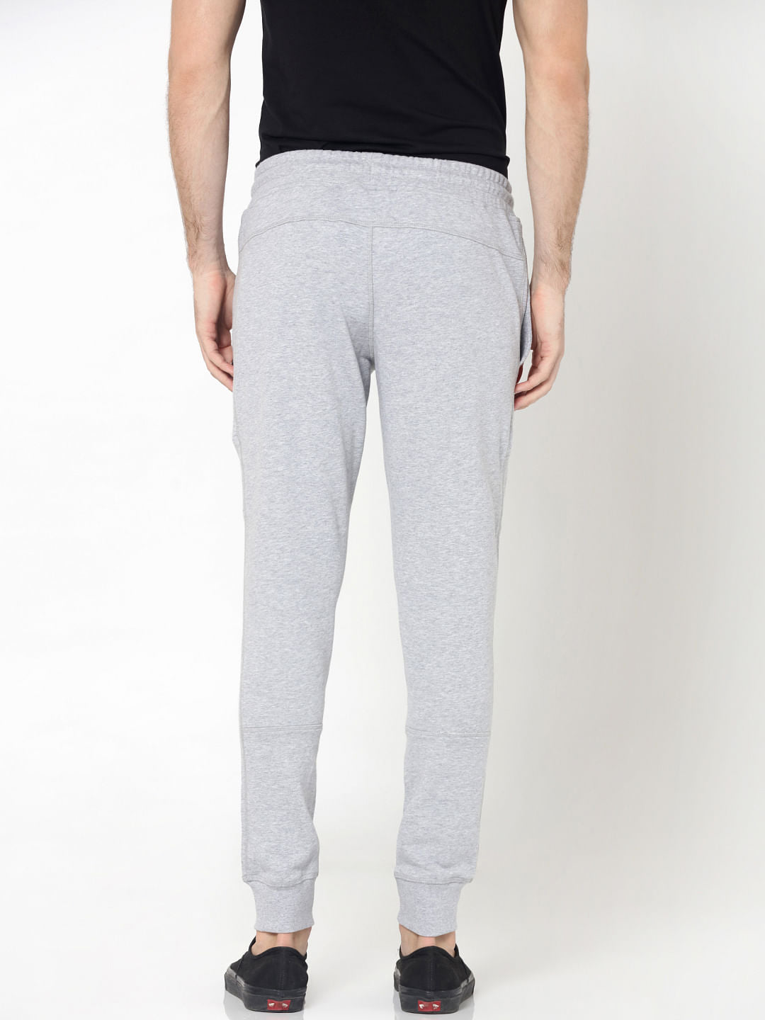 Light Grey Side Zip Detail Sweatpants