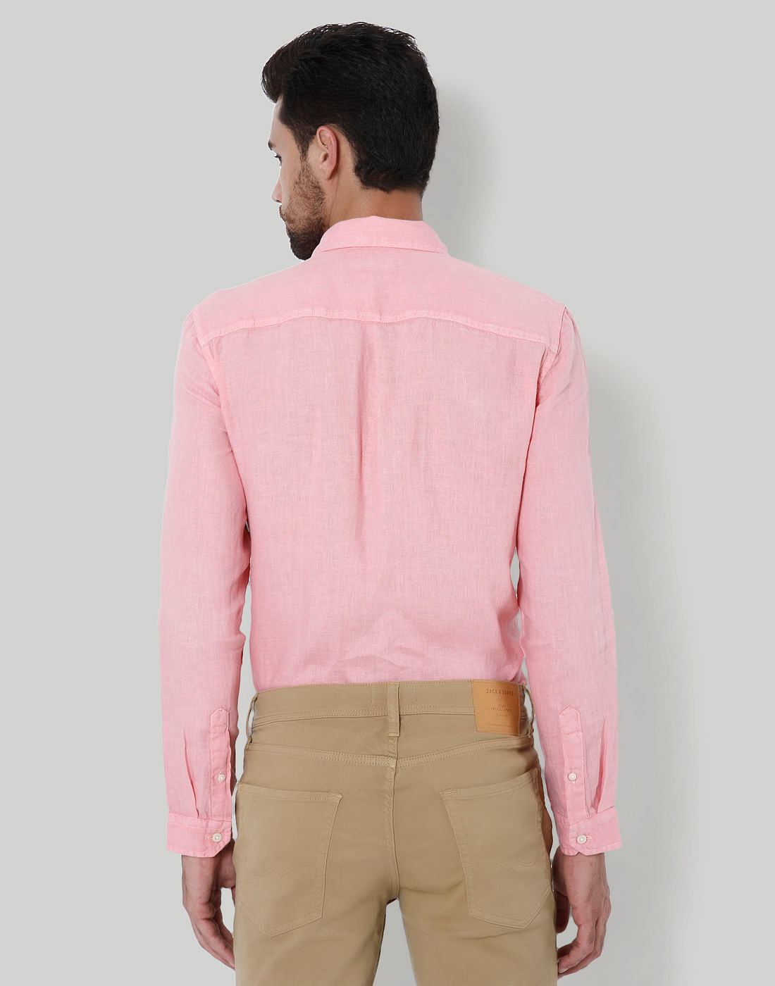 Light Pink Linen Shirt