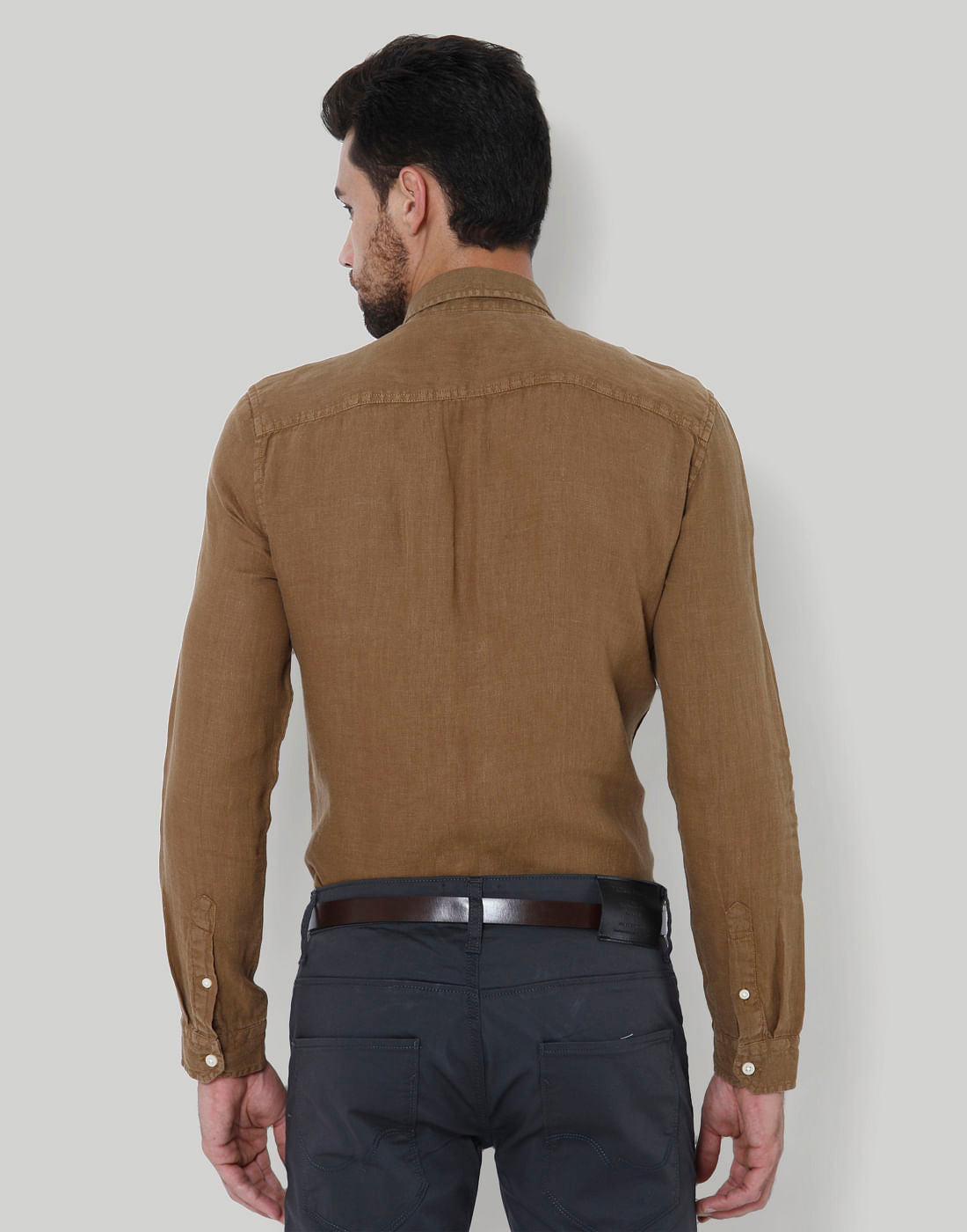 Brown Linen Shirt