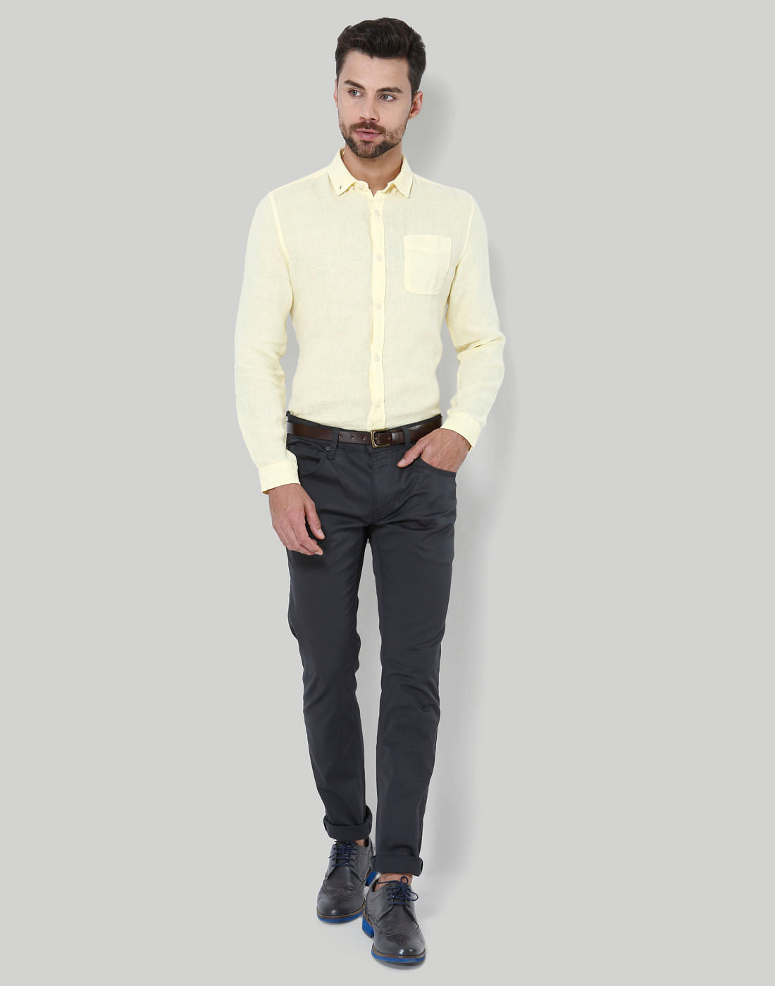 Yellow Linen Shirt