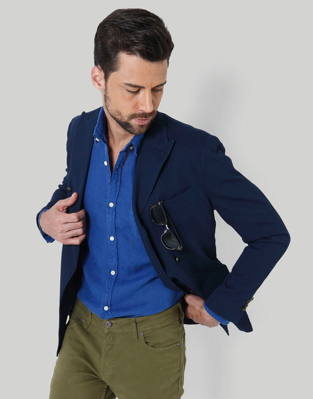Blue Linen Shirt