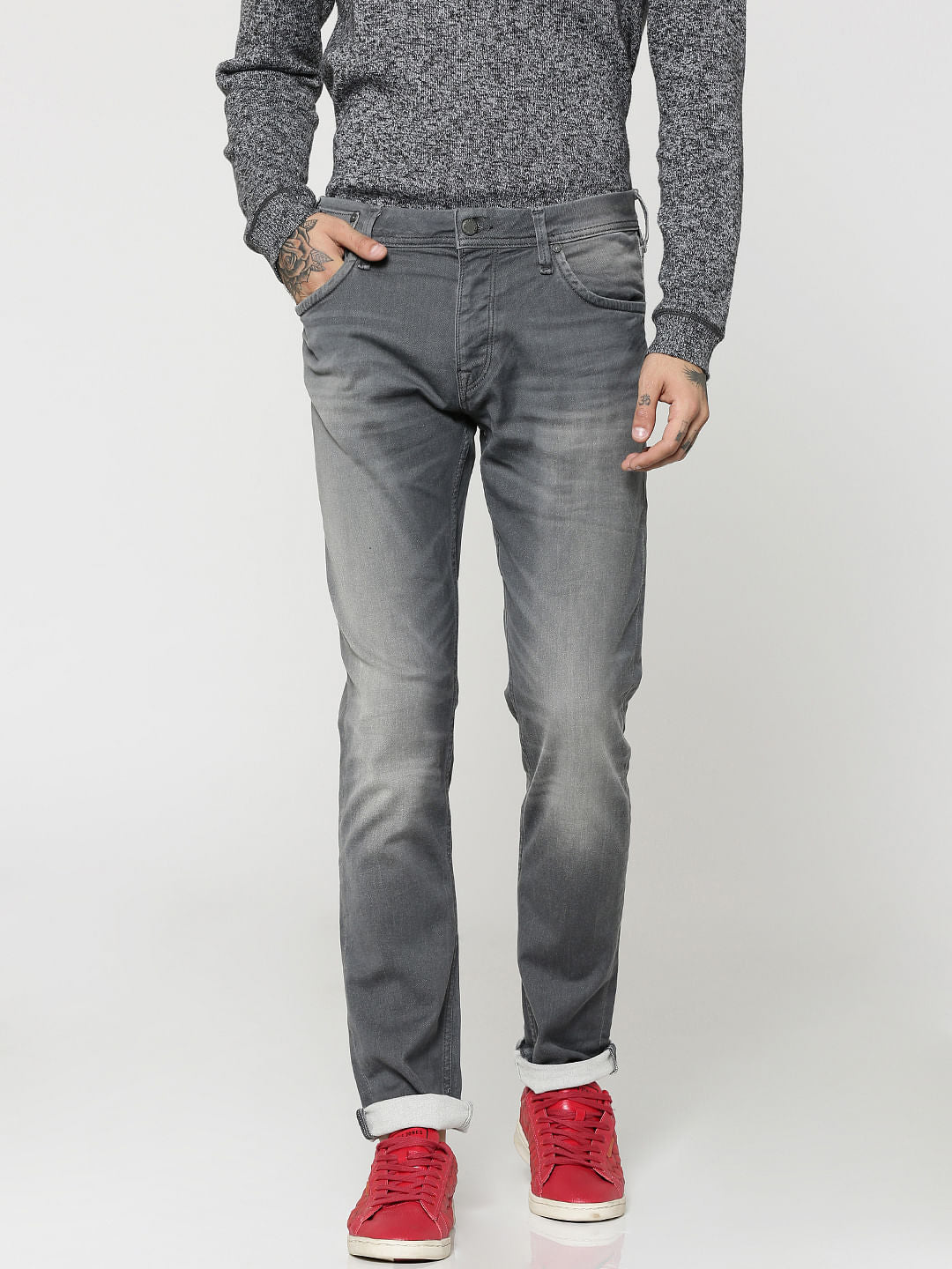 Dark Grey Tim Anti Fit Jeans