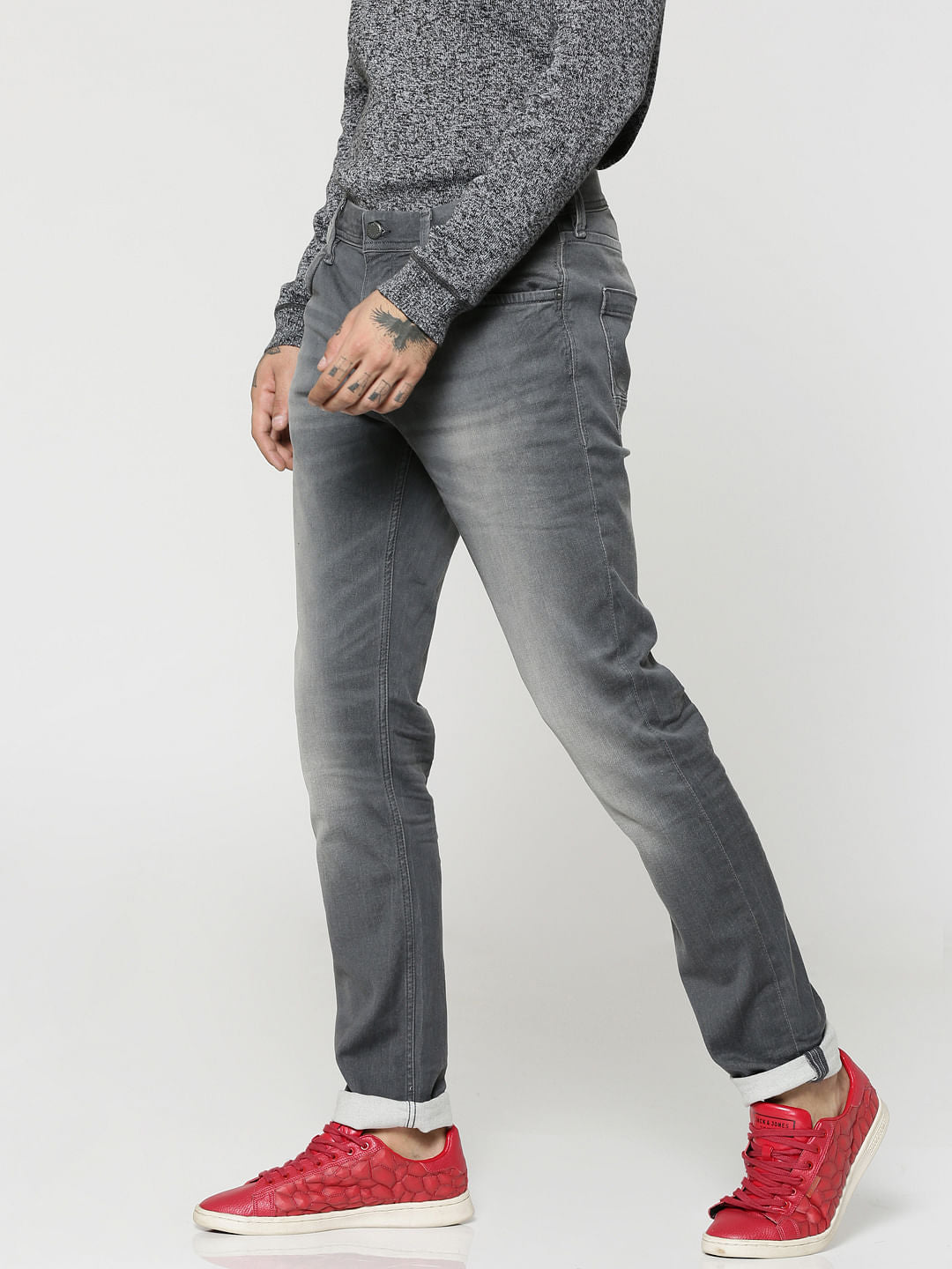 Dark Grey Tim Anti Fit Jeans