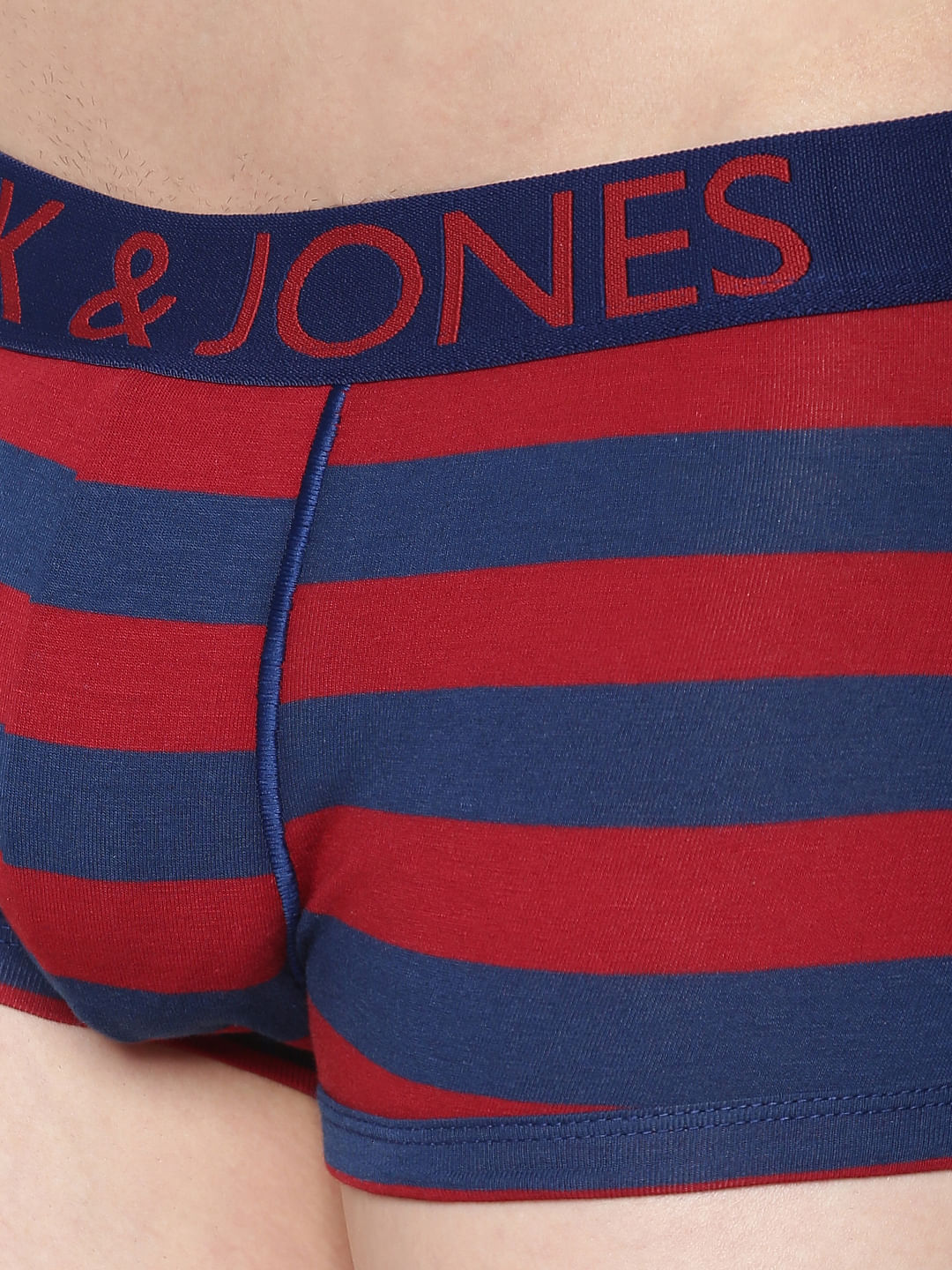 Red Stripe Brazilian Trunks