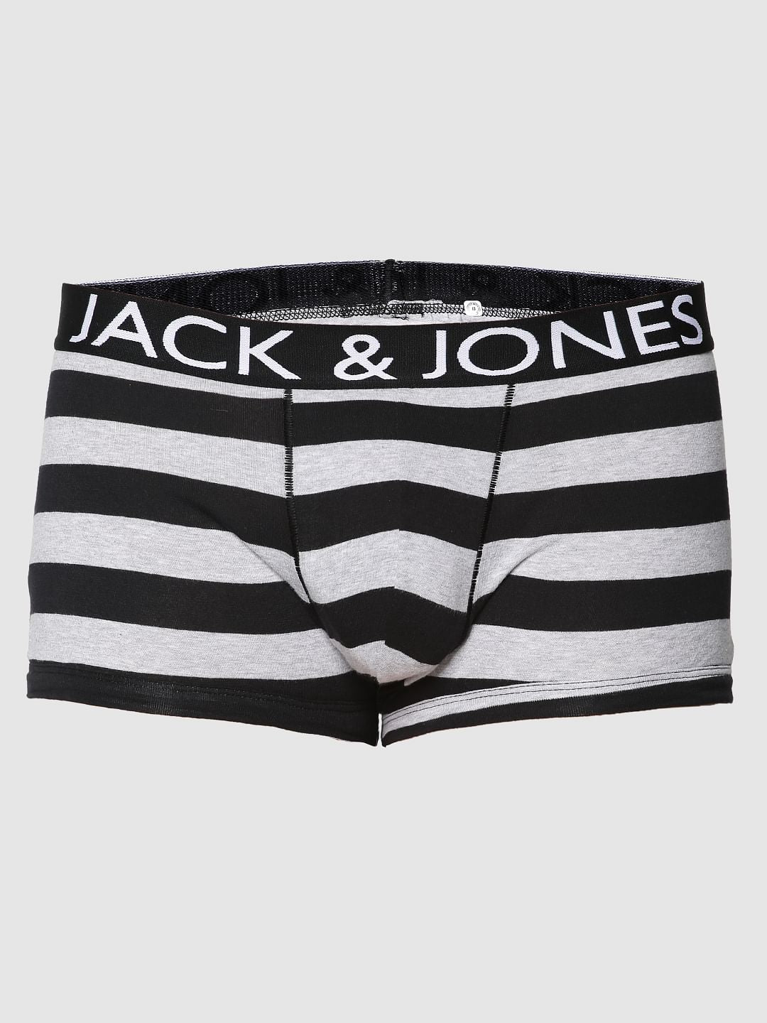 Black Stripe Brazilian Trunks