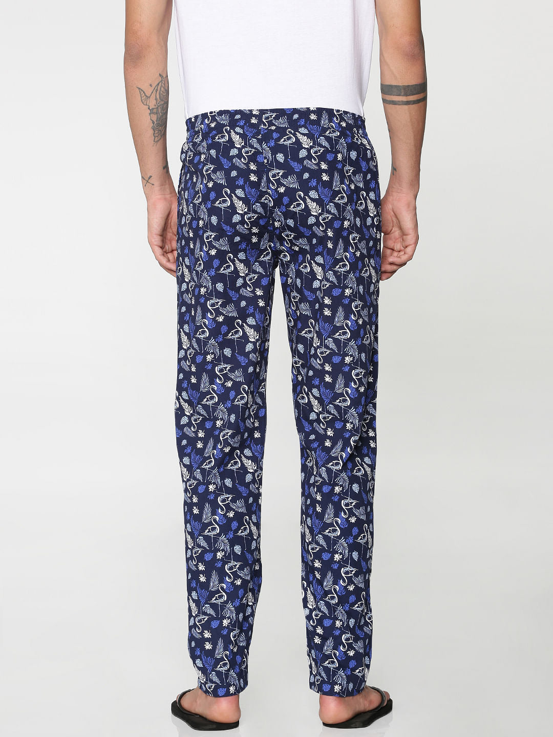 Black All Over Pelican Print Pyjama