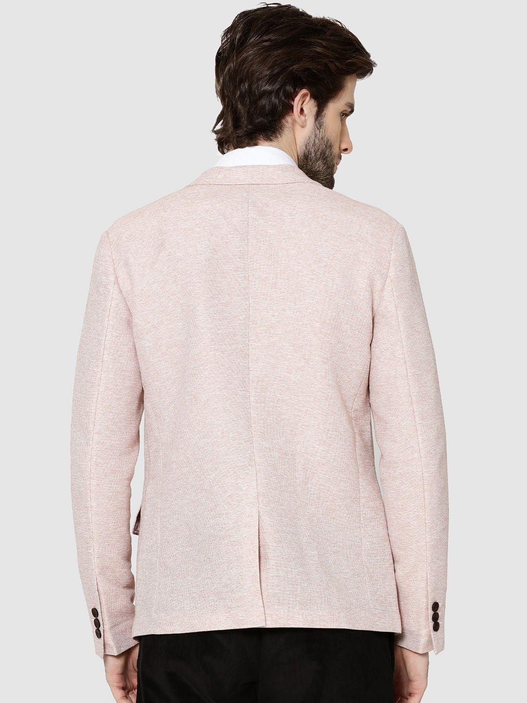 Pink Slim Fit Blazer
