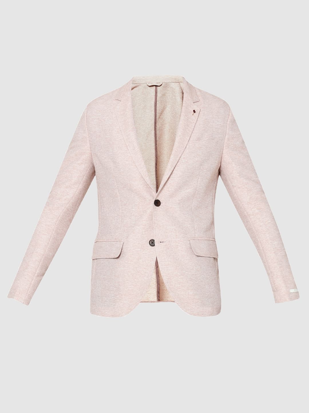 Pink Slim Fit Blazer