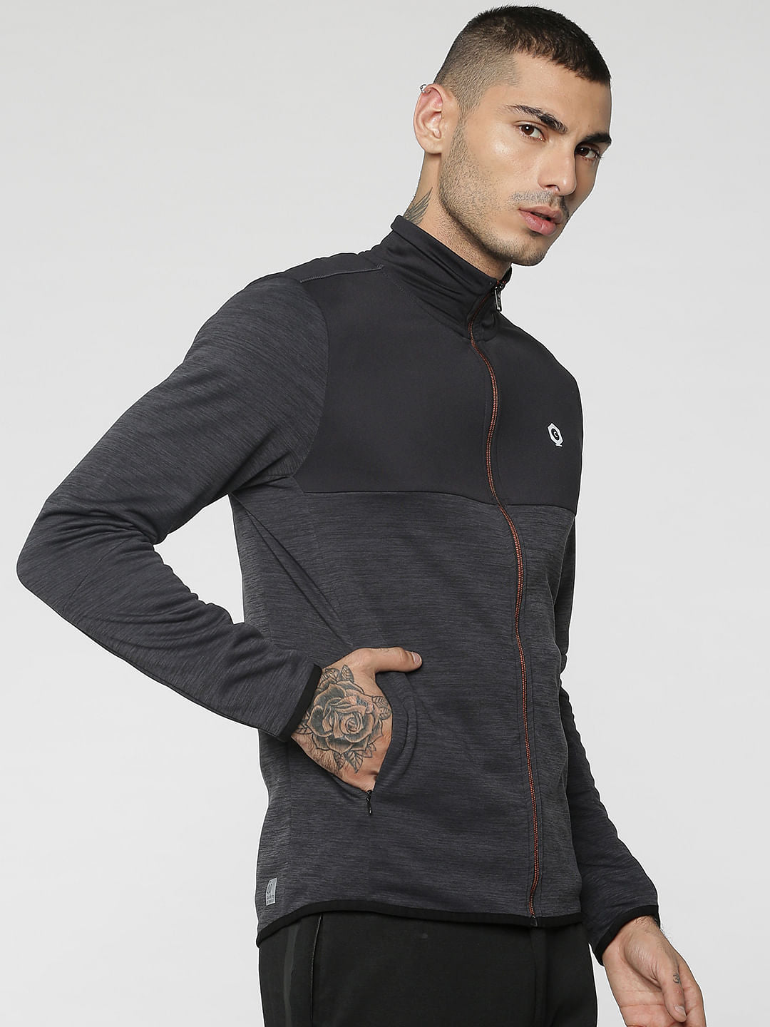 Dark Grey Sweat Jacket