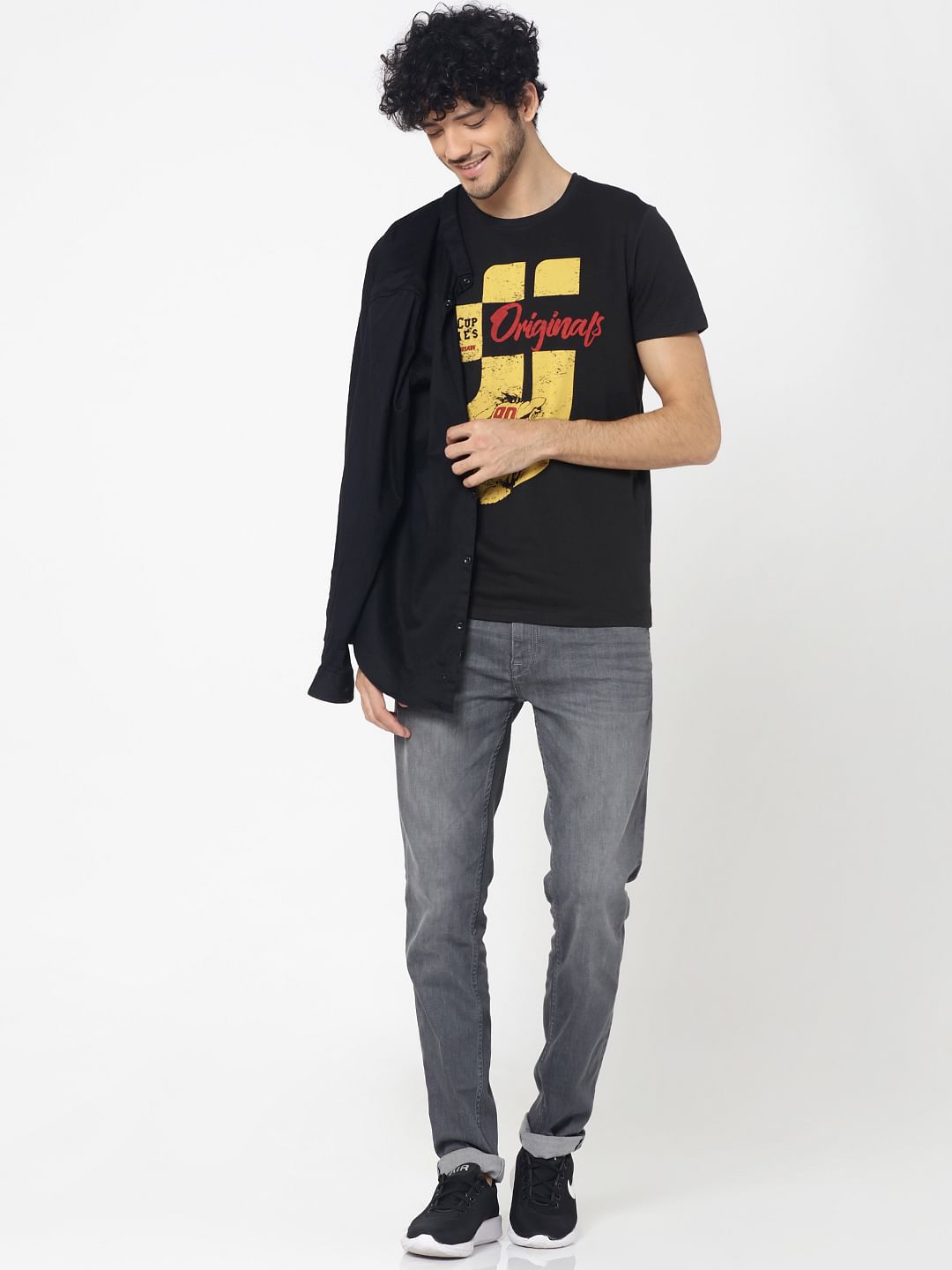 Grey Ben Skinny Fit Jeans