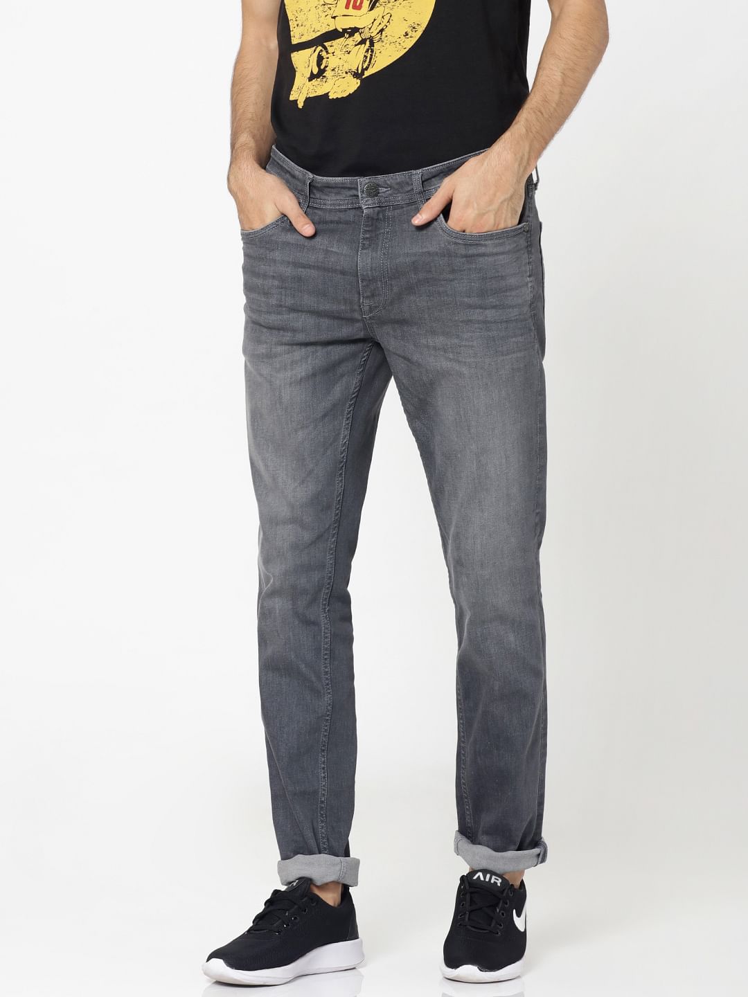 Grey Ben Skinny Fit Jeans