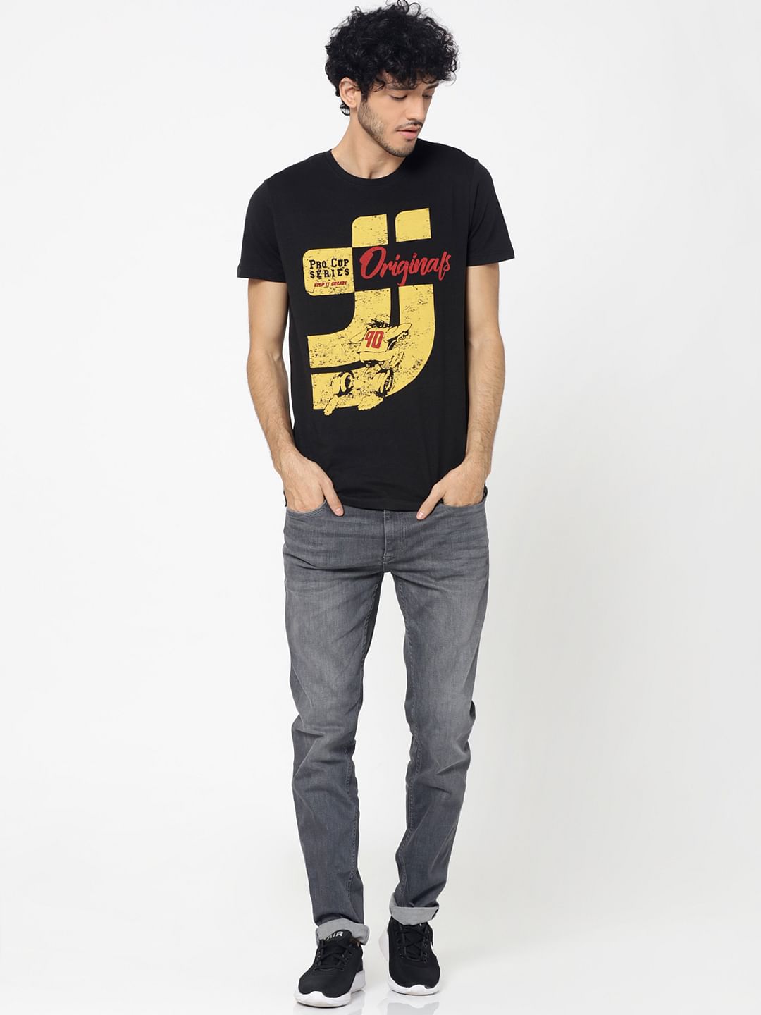 Grey Ben Skinny Fit Jeans