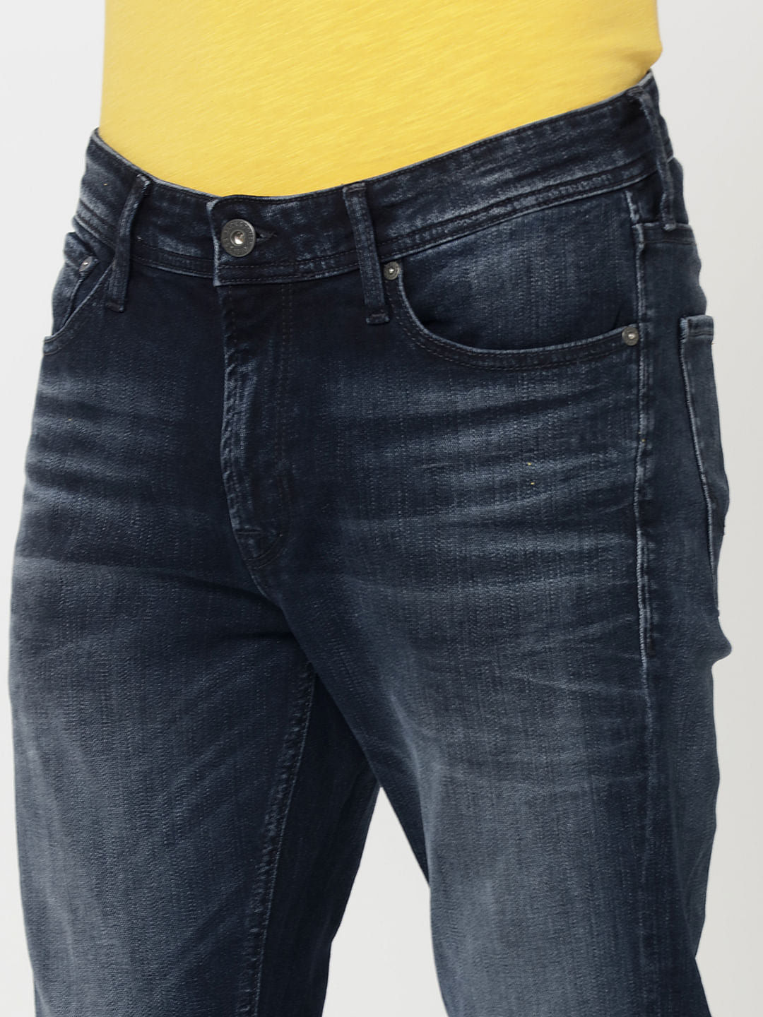 Dark Blue Liam Skinny Fit Jeans