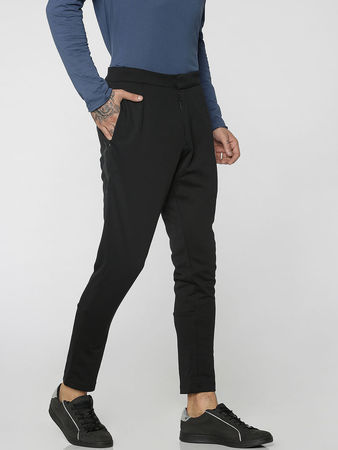 Black Slim Fit Sweatpants