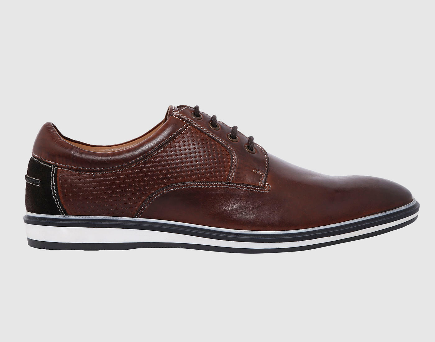 Brown Leather Derby Shoes